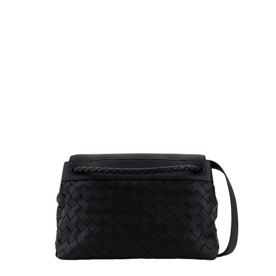 Bottega Veneta BOTTEGA VENETA Andiamo Small Messenger Black Leather Messeng Size ONE SIZE - 2 Thumbnail