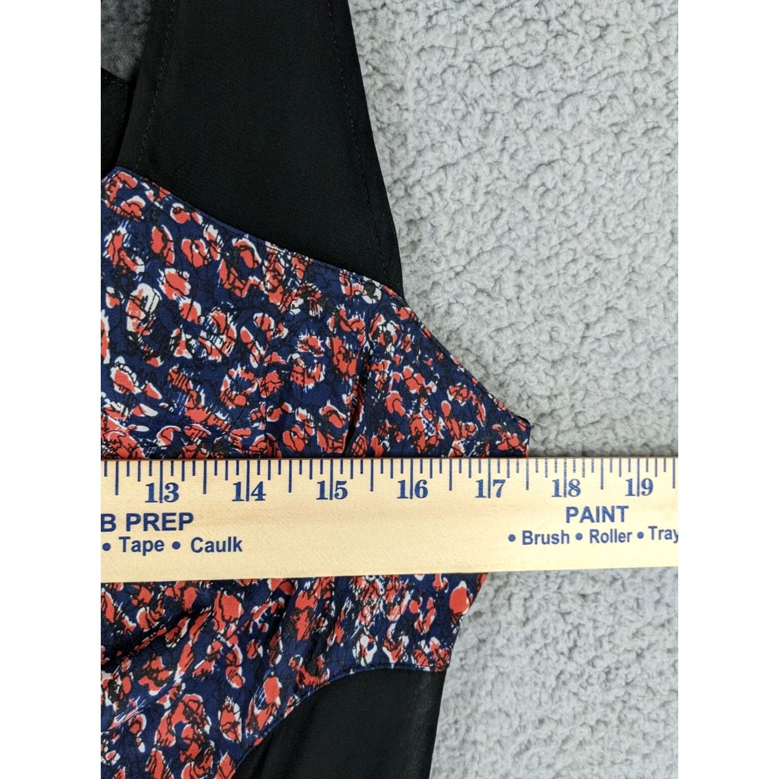 BCBGeneration BCBGeneration Women's 8 Sleeveless Floral Short V-Neck Dress Dress Floral Multicolor Silk Polyester A-Line Casual Summer Spring Fall Winter Womens Size 30" / US 8 / IT 44 - 3 Thumbnail
