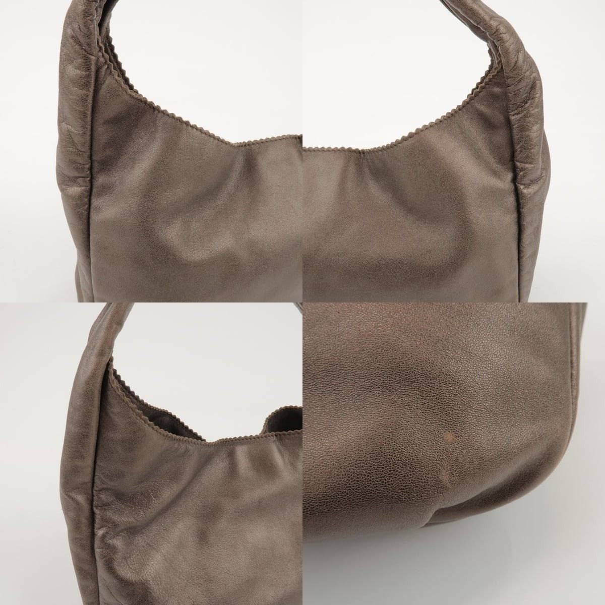 Loewe Loewe Anagram Leather Hobo Bag Brown Size ONE SIZE - 6 Thumbnail