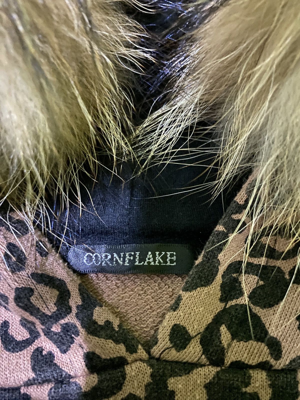 If Six Was Nine × Japanese Brand × Le Grande Bleu (L.G.B.) Fur Hoodie leopard Cornflake lived japanese brand Size L / US 10 / IT 46 - 4 Thumbnail