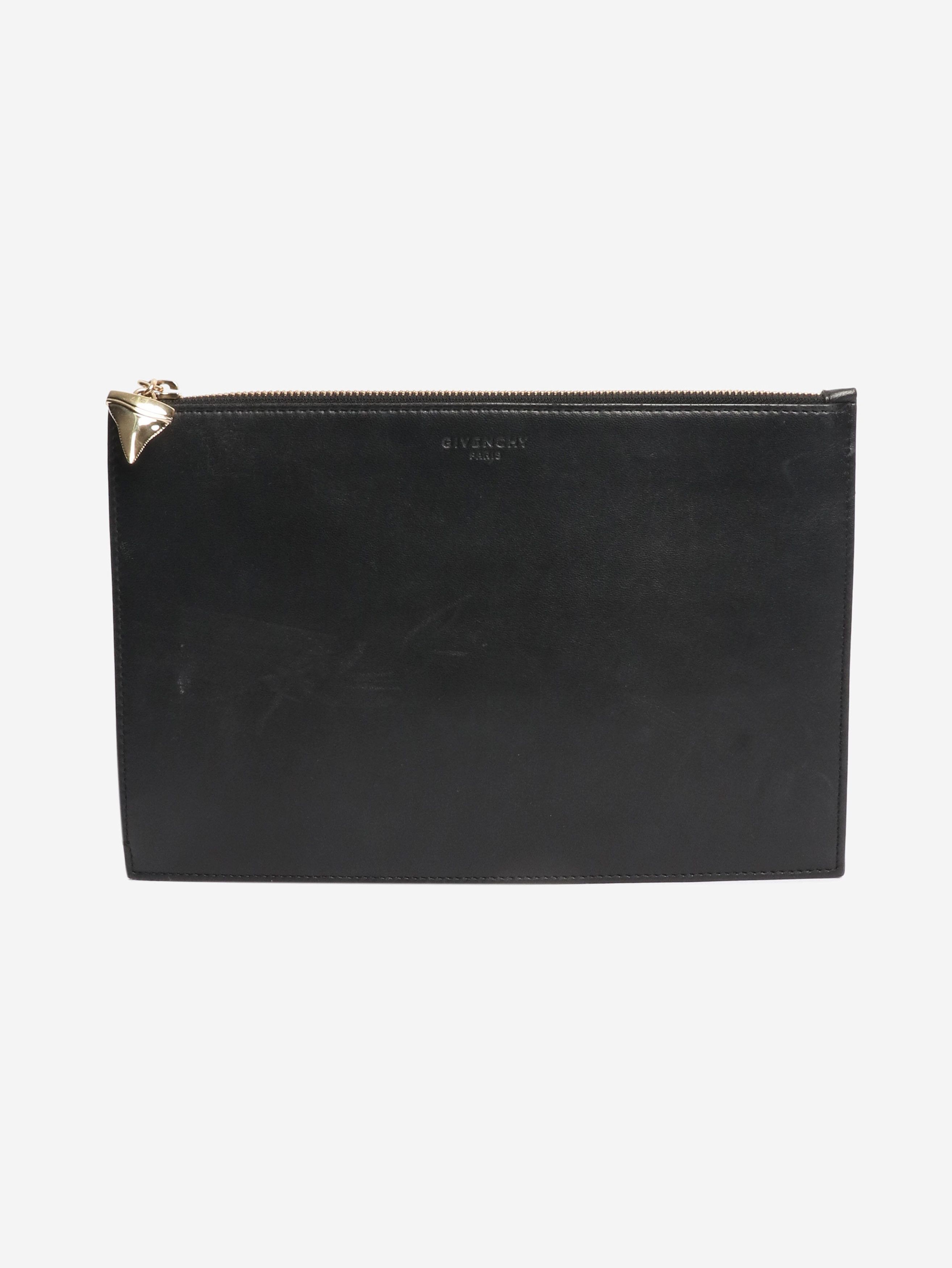 Other Black leather clutch Size ONE SIZE - 1 Thumbnail
