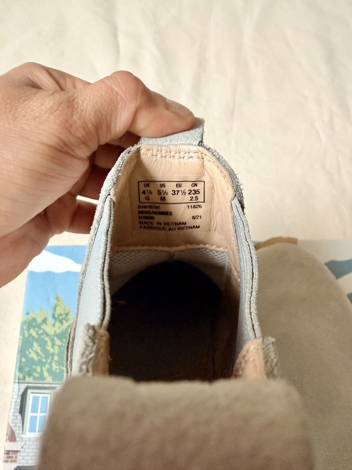 Clarks × Ronnie Fieg Kith x Clark’s - Ronnie Fieg Radlett Chelsea Boot Grey 5.5M Size US 5.5 / EU 38 - 7 Thumbnail