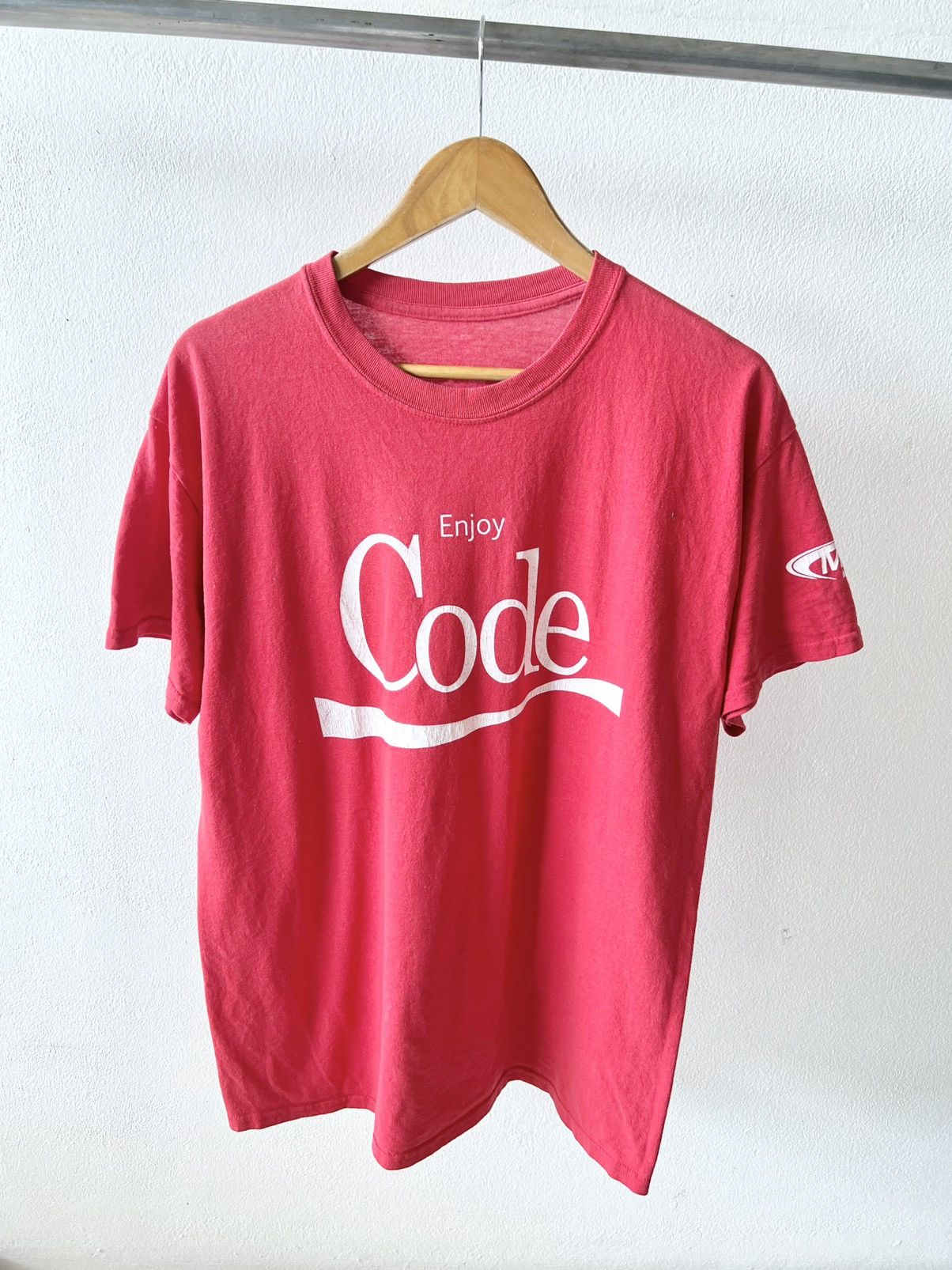 Vintage PAPER THIN 2000s Enjoy Code Distressed Size US L / EU 52-54 / 3 - 1 Thumbnail