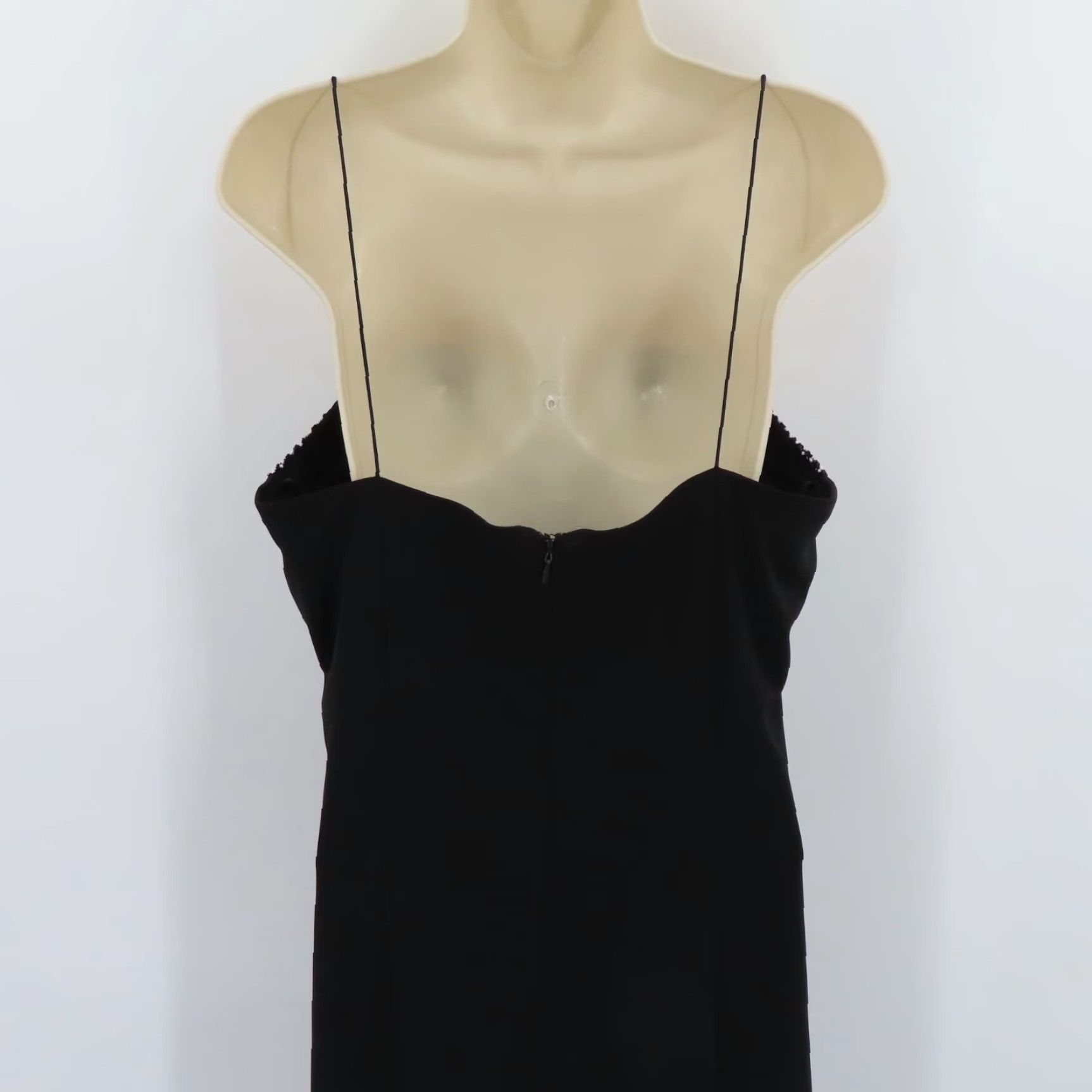 Vintage Vintage JS Boutique Womens 14 Black Beaded Maxi Dress Gown User: Vintage JS Boutique Womens Size 14 Black Beaded Maxi Dress Gown Size XL / US 12-14 / IT 48-50 - 7 Thumbnail