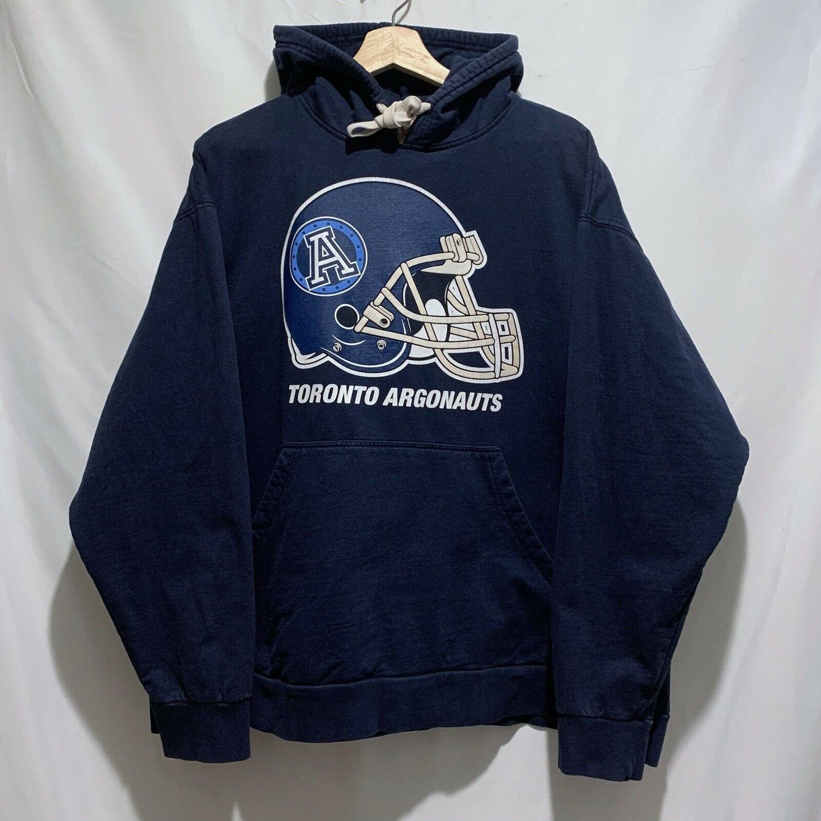 NFL Vintage Vintage Toronto Argonauts CFL Hoodie Sweatshirt XL Navy Blue Grailed