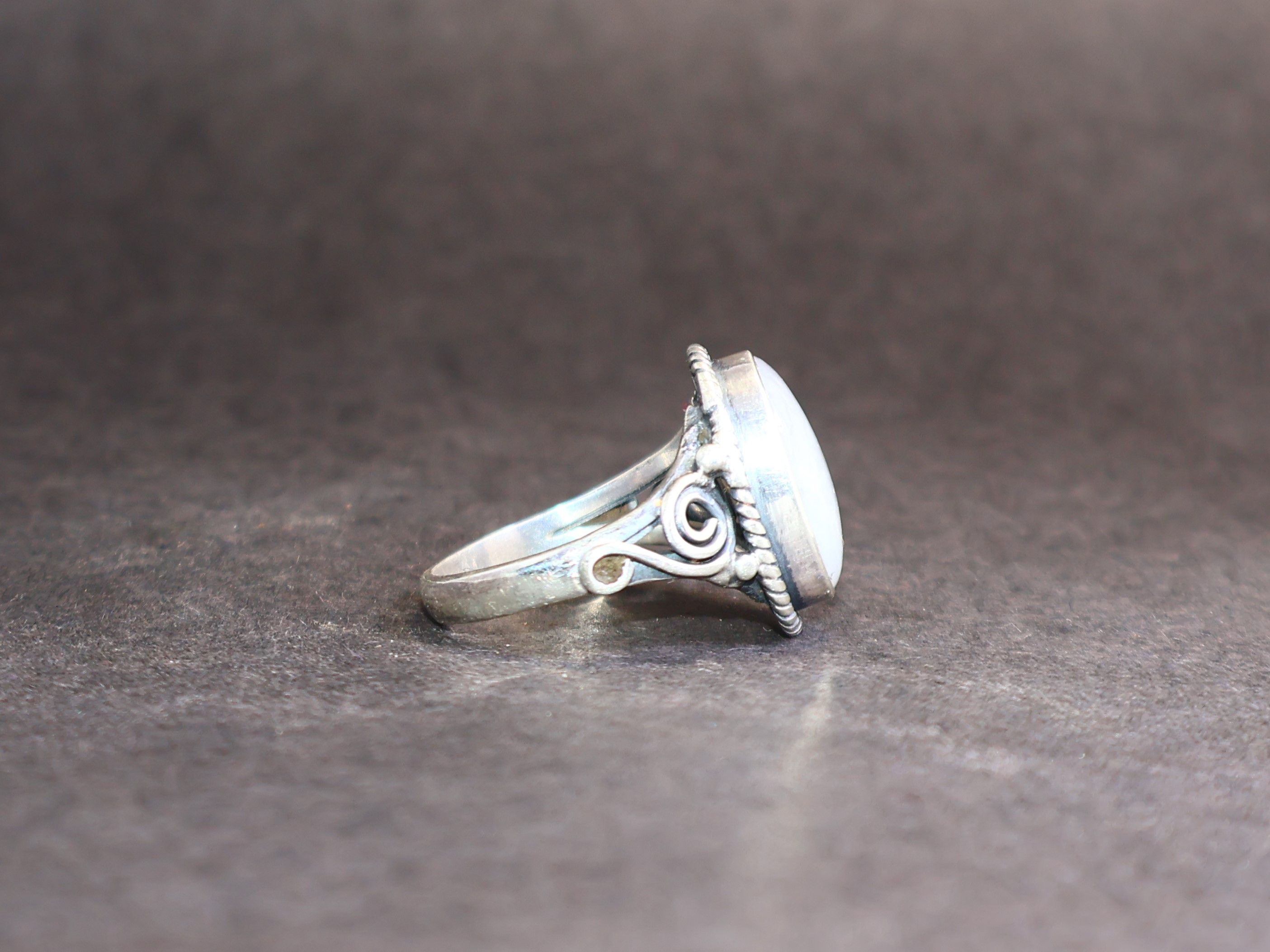 Handmade Moonstone Ring, 925 Sterling Silver Ring, Handmade Ring, Size ONE SIZE - 4 Thumbnail