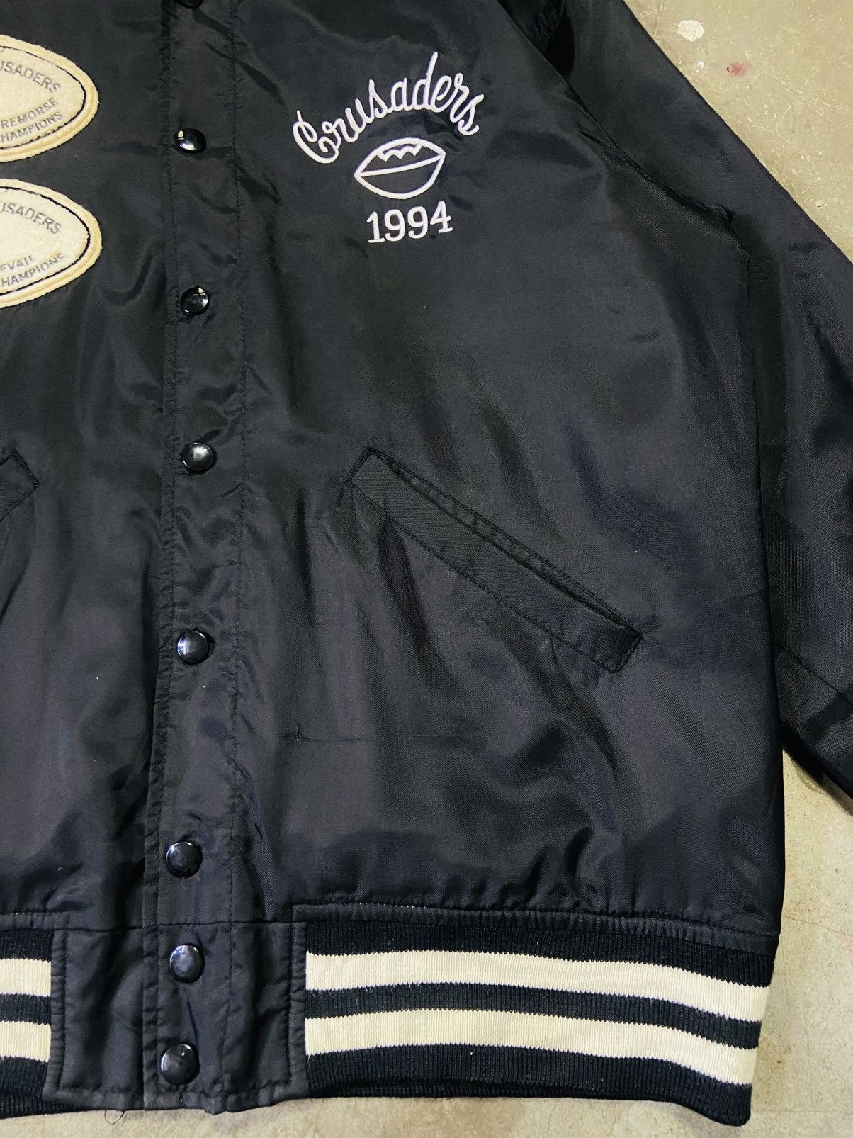 Supreme Supreme Crusaders Varsity Nylon Jacket Size US M / EU 48-50 / 2 - 7 Thumbnail