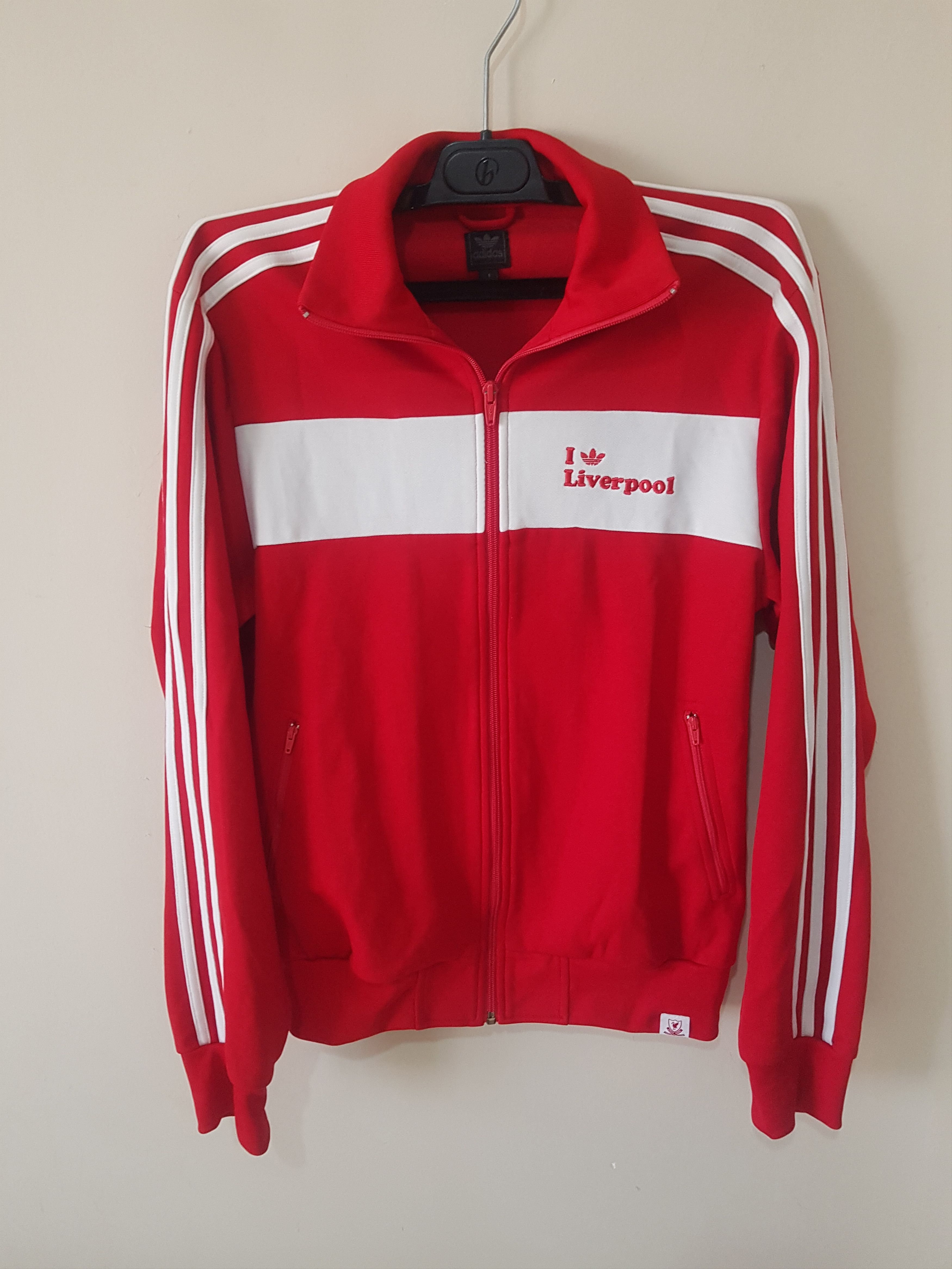 Adidas I Trefoil Love Liverpool Track Top Jacket Size US S / EU 44-46 / 1 - 1 Thumbnail