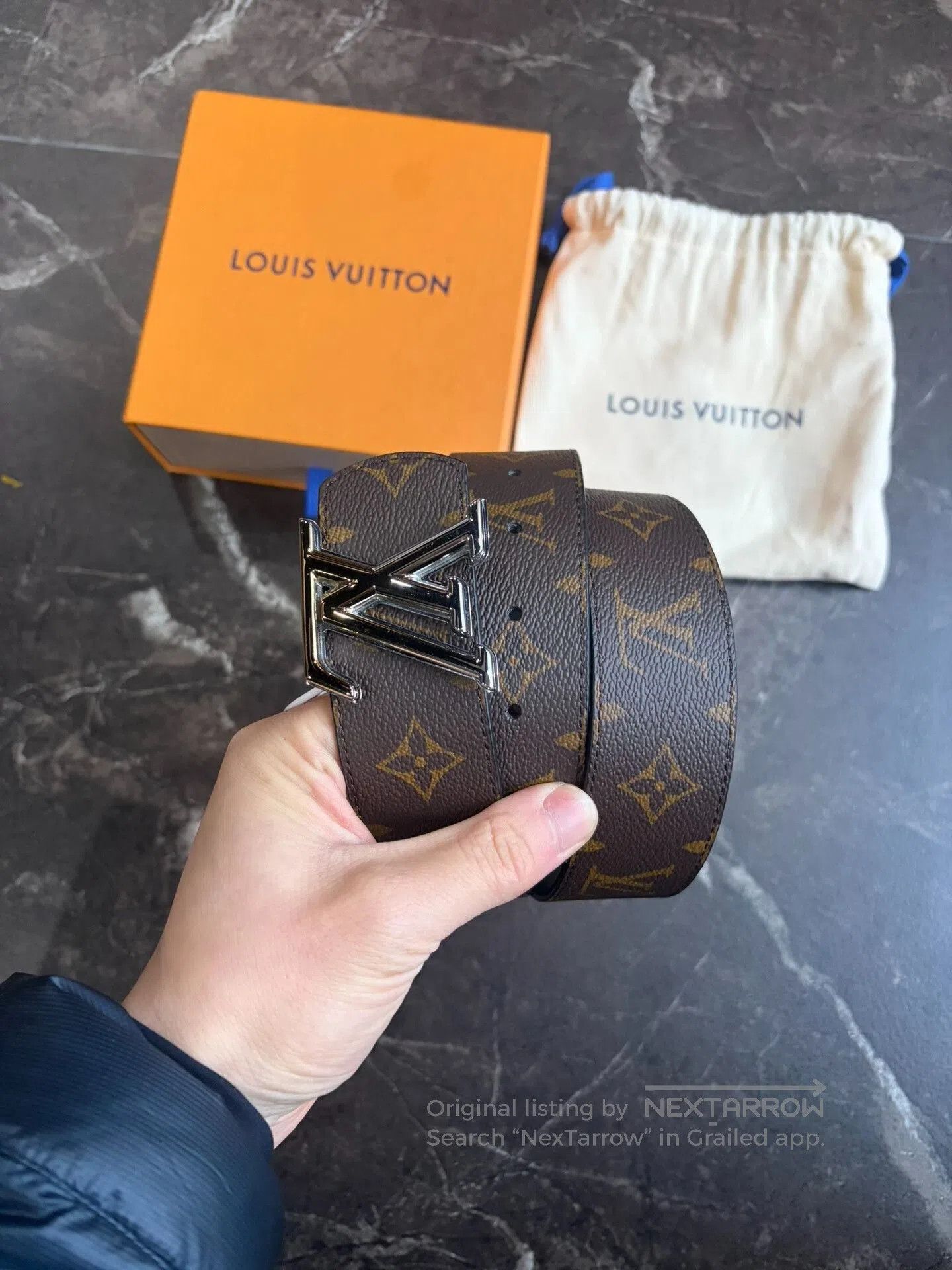Louis Vuitton Louis Vuitton Men's Monogram Belt. Size ONE SIZE - 1 Thumbnail