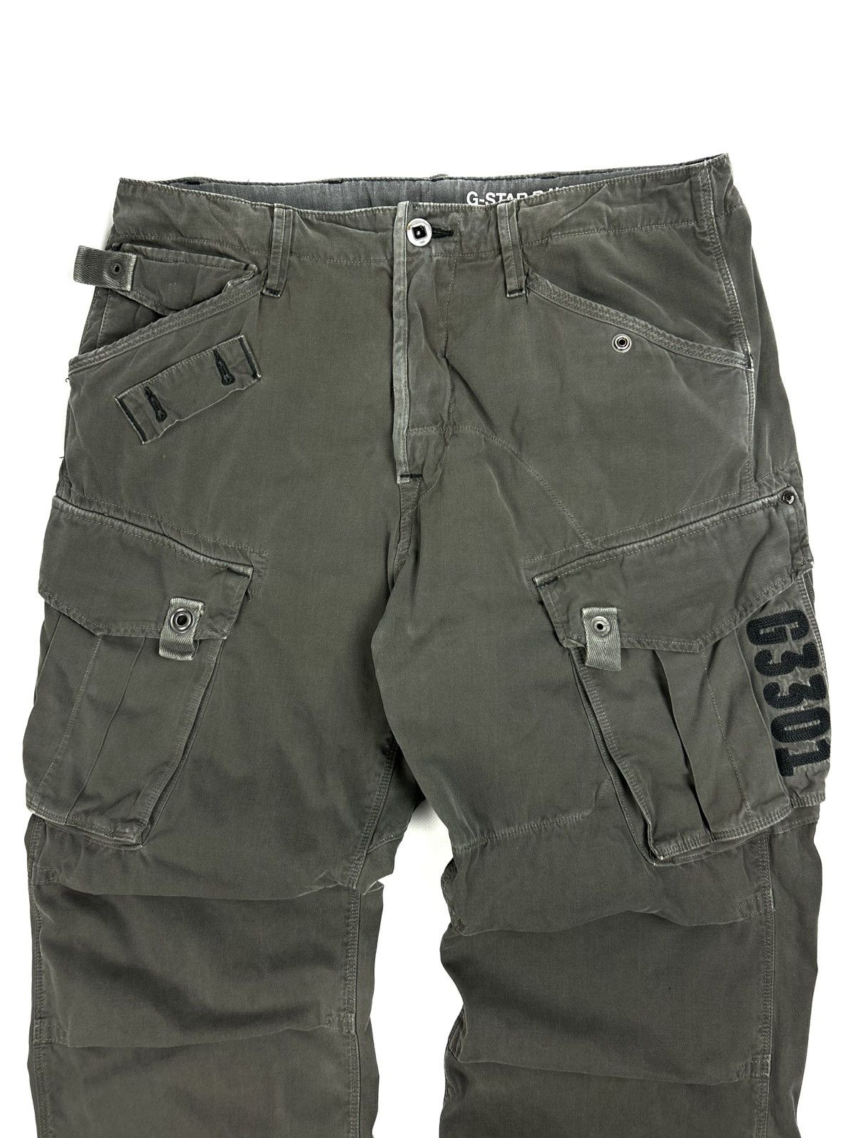 G-Star Vintage G-star Raw 3301 Cargo Pants Grey Japanese Y2K Size US 32 / EU 48 - 10 Thumbnail