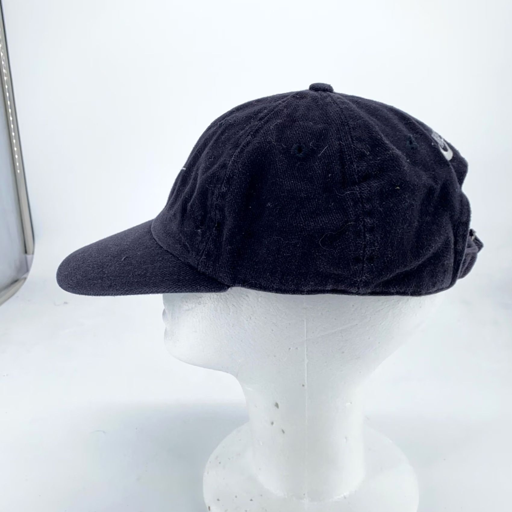 Nike VINTAGE Nike Hat Cap Strap Back Swoosh Embroidered Mens 90s Baseball Cap One Size Blue Cotton Twill Adjustable Casual Travel Swoosh Mens 90s Vintage Size ONE SIZE - 4 Thumbnail