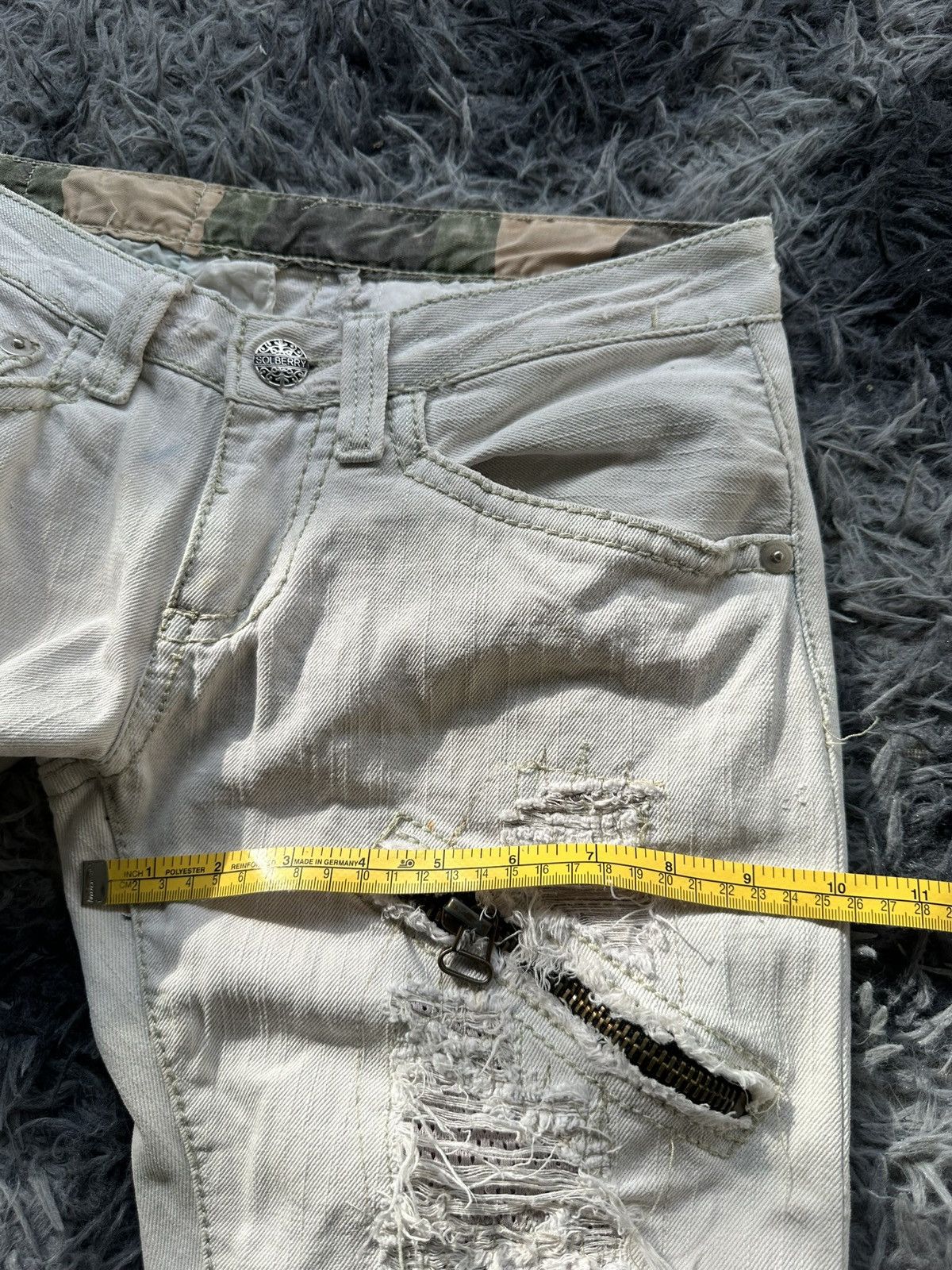14th Addiction Y2k Solberry gothic j-rock distressed denim Size US 30 / EU 46 - 14 Thumbnail