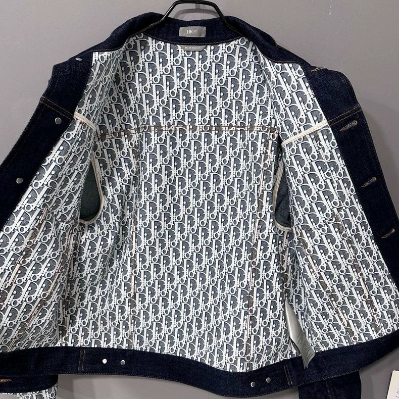 Dior Dior Leather brand denim jacket inside 2502-Nextarrow Size US M / EU 48-50 / 2 - 4 Thumbnail
