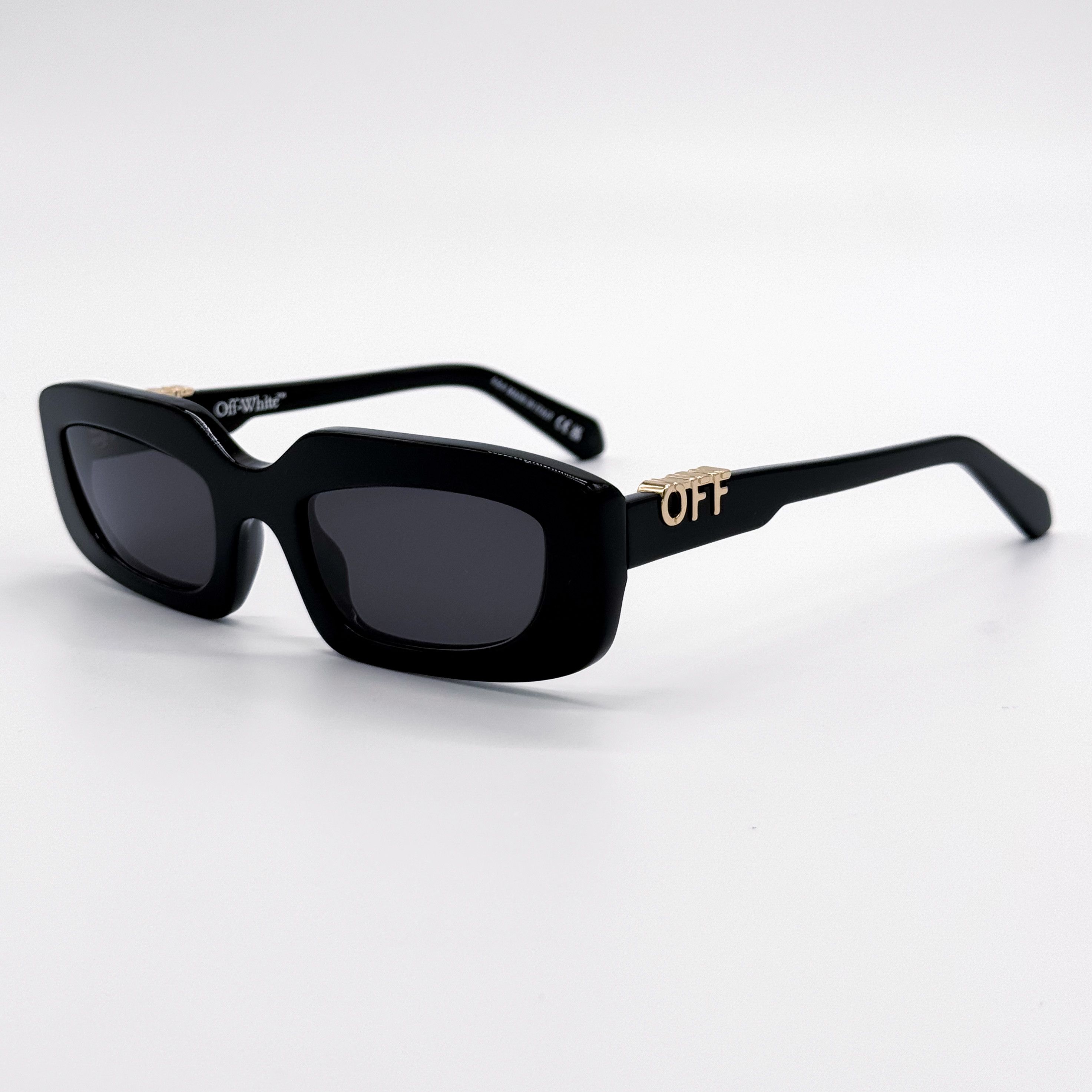Off-White NEW OFF-WHITE OERI13C RENTON 1007 SUNGLASSES WOMEN BLACK Size ONE SIZE - 5 Thumbnail