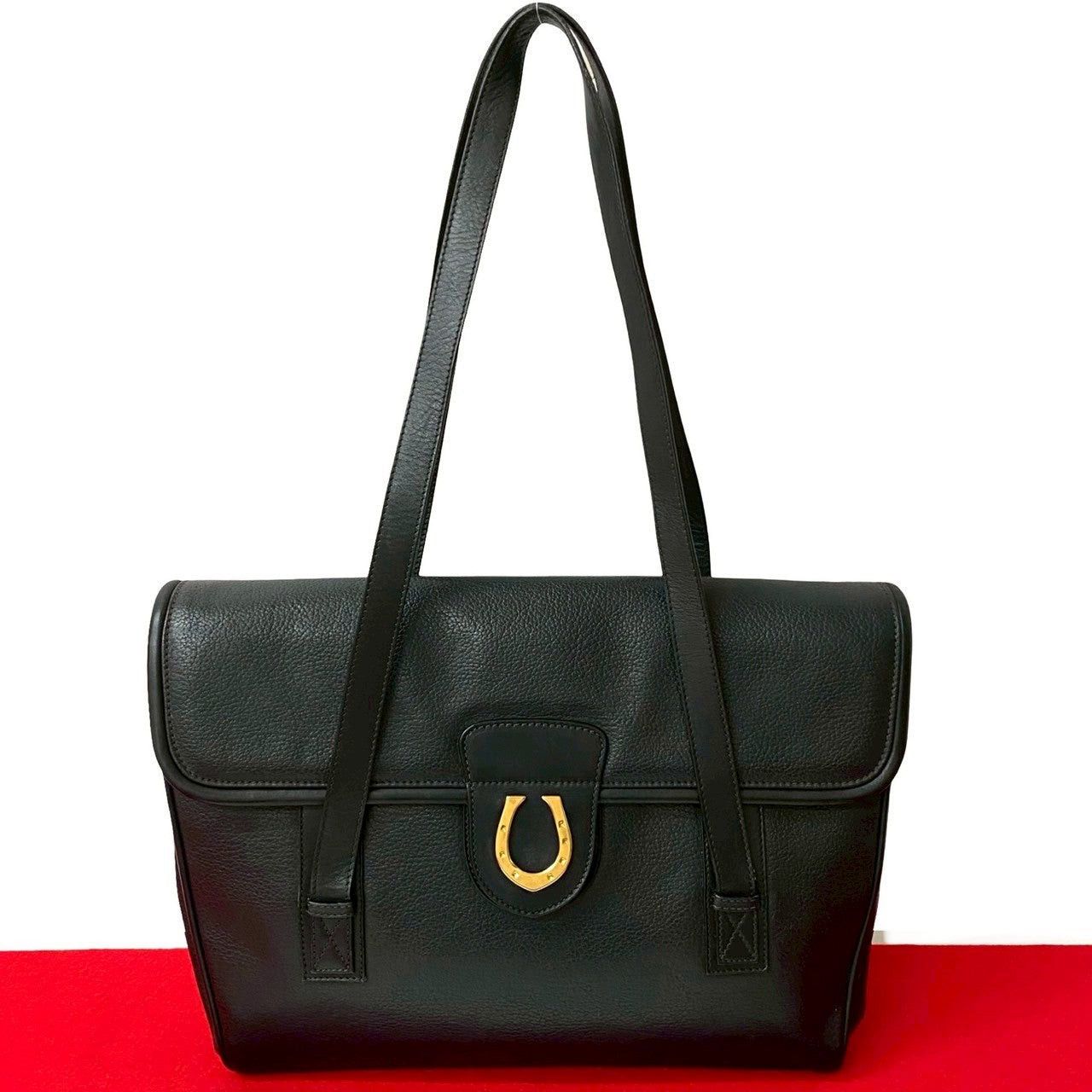 Gucci Gucci Tote Bag Black Leather Size ONE SIZE - 1 Thumbnail