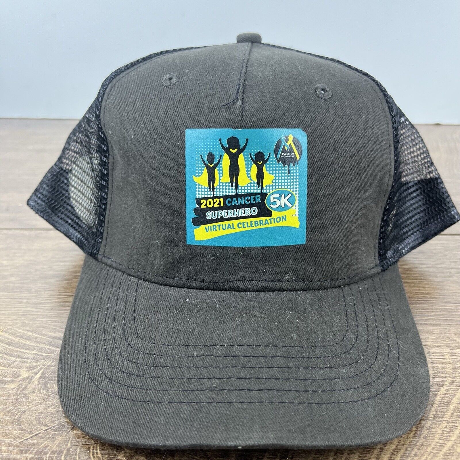 Other 2021 Cancer Superhero 5K Hat Snapback Hat Gray Adjustable Ha Size ONE SIZE - 4 Thumbnail