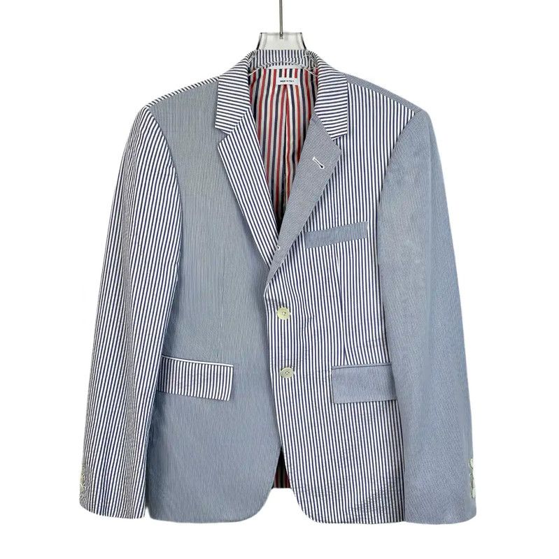 Thom Browne Thom Browne Color-Blocked Men's Jacket 0089 Size US S / EU 44-46 / 1 - 1 Thumbnail