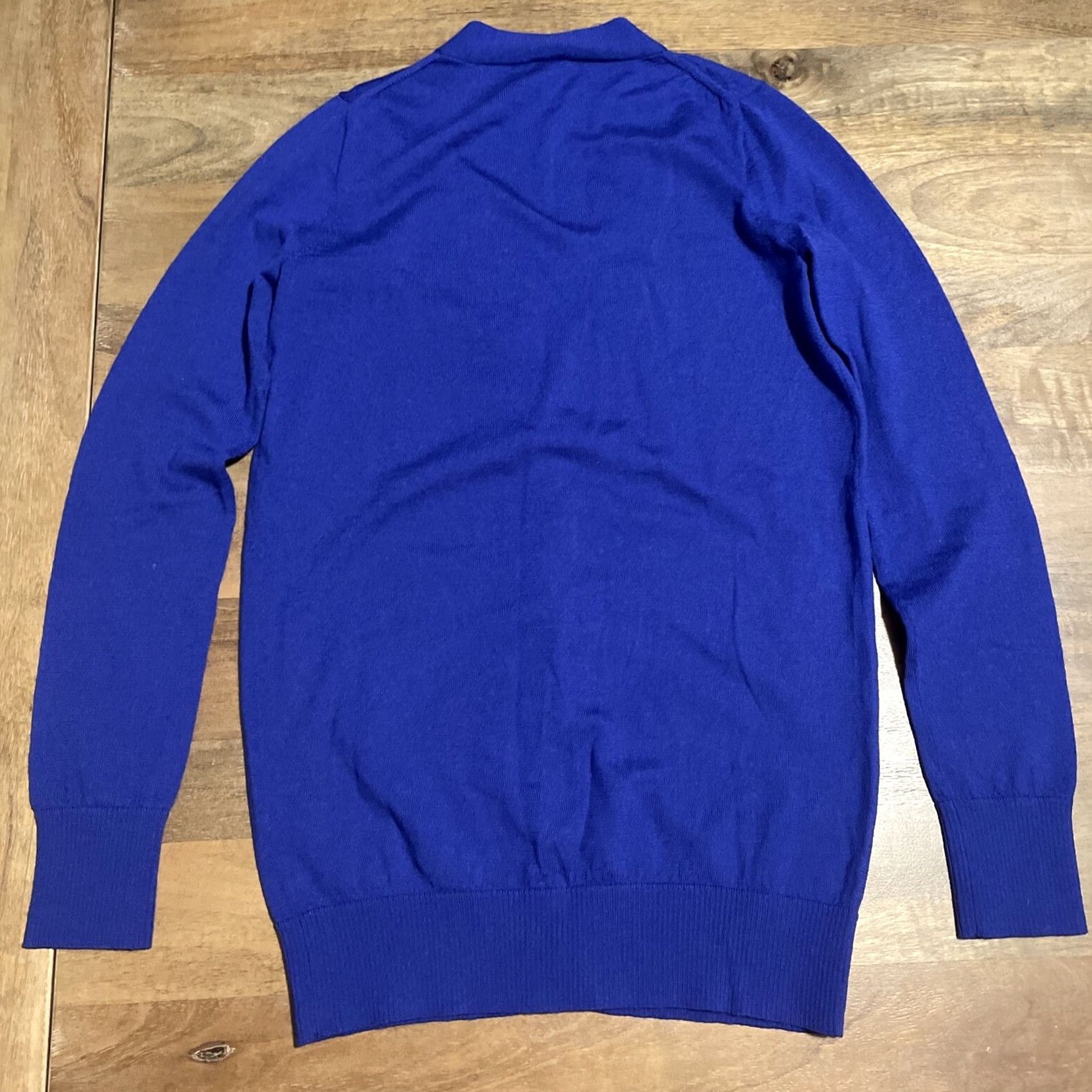 J.Crew J. Crew Cardigan Sweater Women's XXS 100% Merino Wool Blue Crew Neck Button Classic Winter Cardigan Women’s Size XXS Blue Size XXS / US 00 / IT 34 - 2 Thumbnail