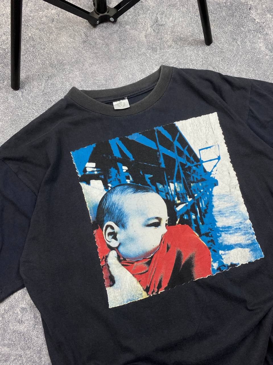 Band Tees × Japanese Brand Rare Vintage Litfiba SIngle Stitch Tee 90s Rock Size US L / EU 52-54 / 3 - 6 Thumbnail