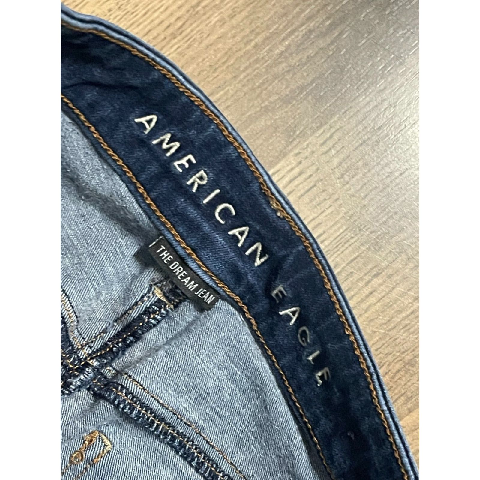 American Eagle Outfitters American Eagle Outfitters Jeans Women 8 Blue Denim Skinny Dark Wash Jeans Size 30" / US 8 / IT 44 - 7 Thumbnail