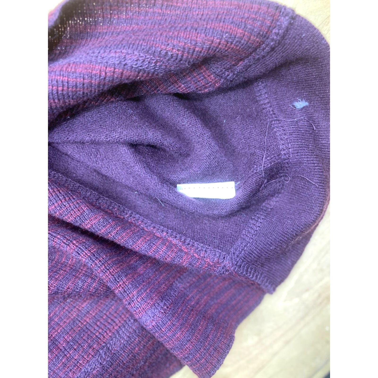 Prana prAna Womens Sweater Dress S Purple Casual Cowl Neck Long Sleeve Size S / US 4 / IT 40 - 7 Thumbnail