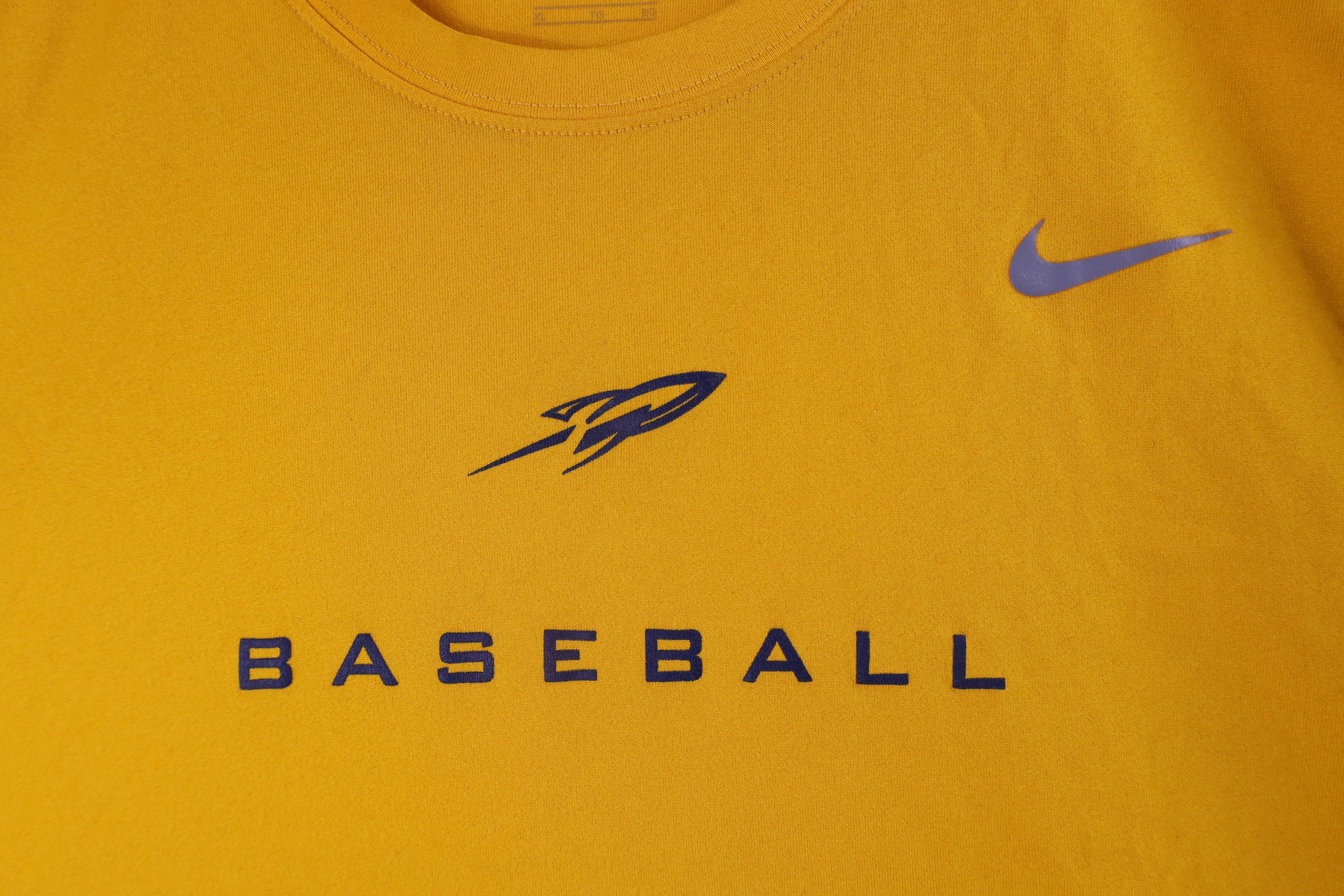 Vintage Nike University of Toledo Baseball Short Sleeve T-Shirt Size US L / EU 52-54 / 3 - 4 Thumbnail