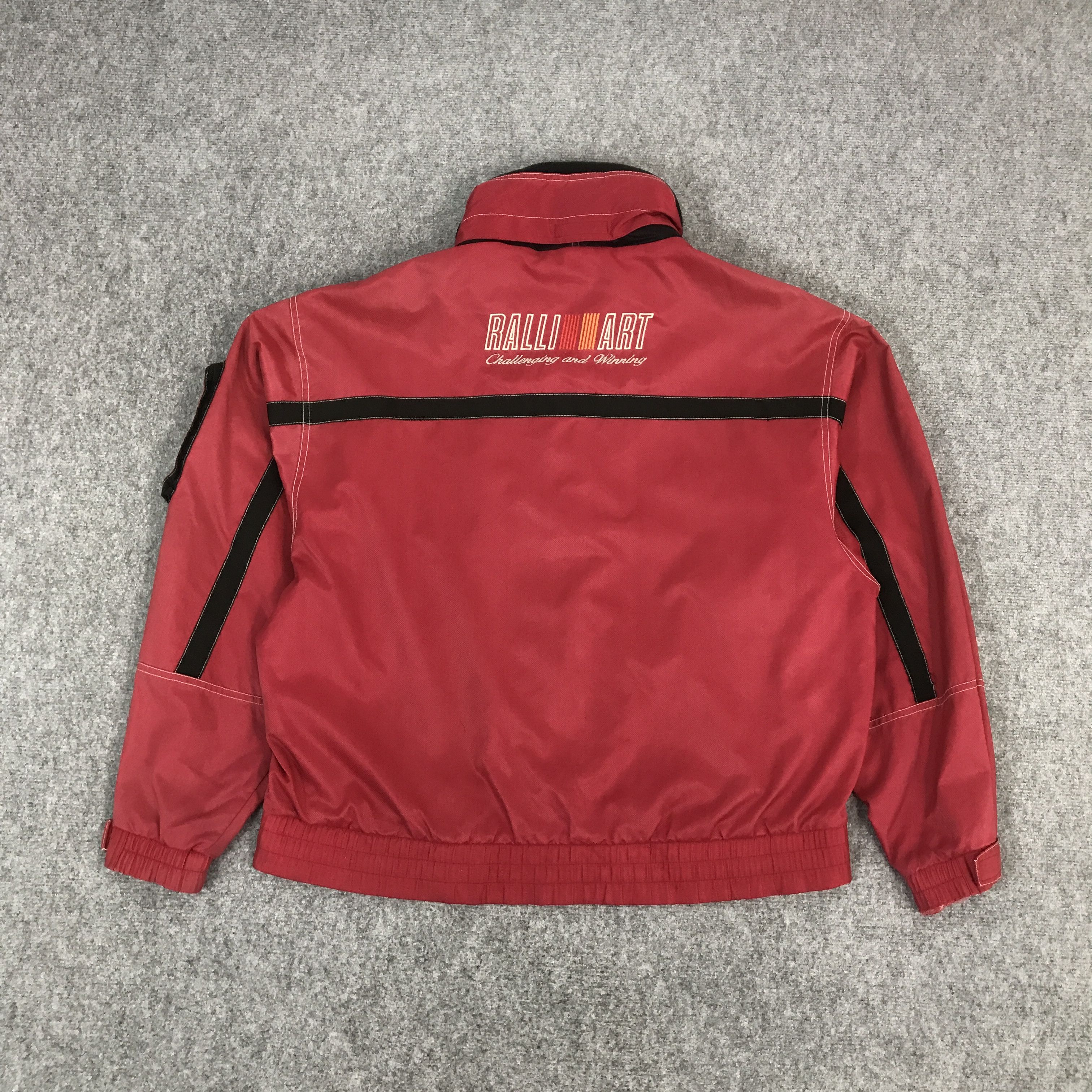 Japanese Brand RALLIART JAPAN DESIGN BOMBER SUN FADED JACKET Size US L / EU 52-54 / 3 - 2 Thumbnail