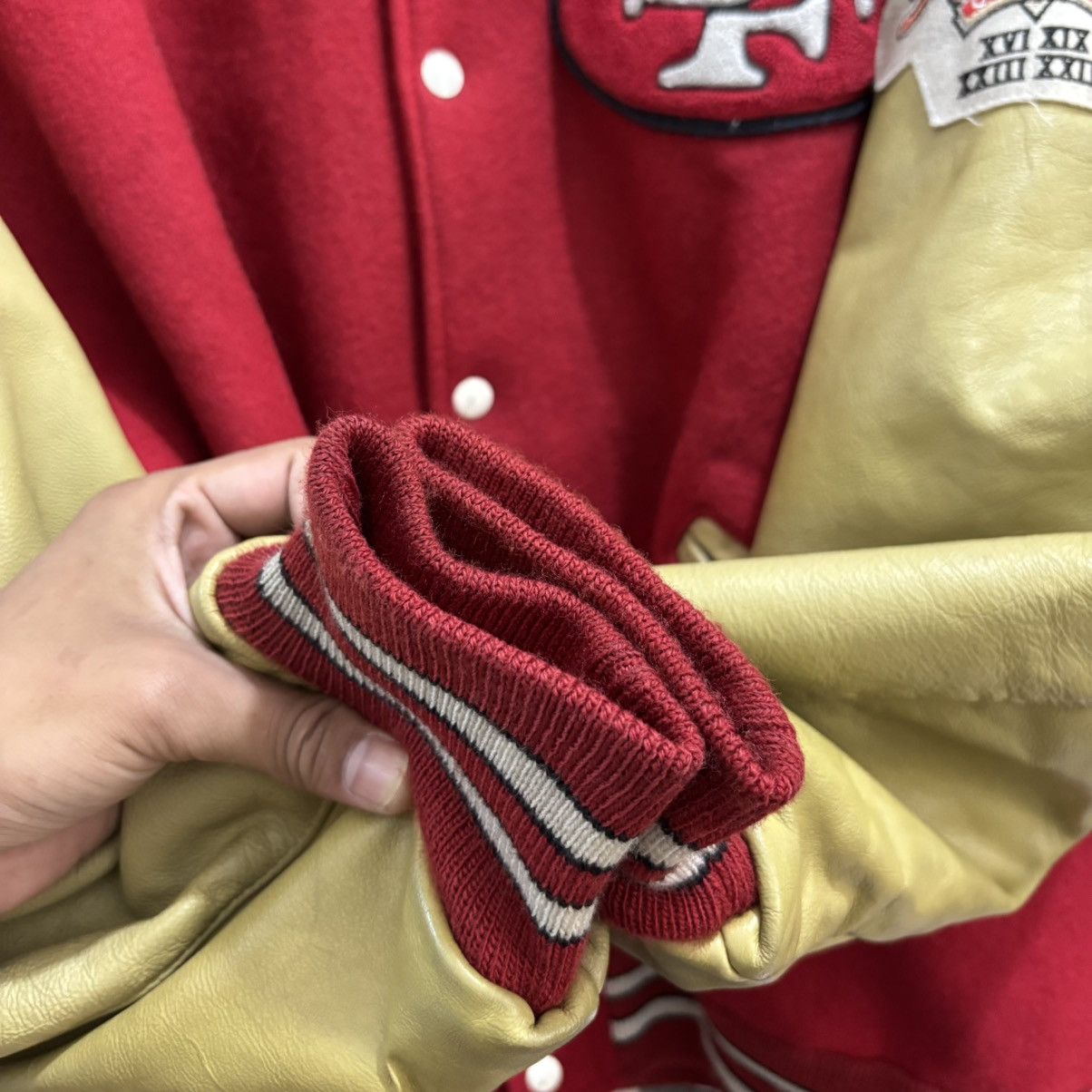 NFL Vintage 90's 49ers SuperBowl Champs Jacket Size US XL / EU 56 / 4 - 5 Thumbnail