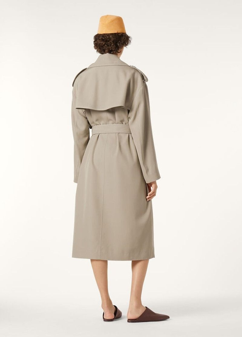 Loro Piana o1srvl11e0526 FAP3113 Gale Trench Coat in Beige Size L / US 10 / IT 46 - 5 Thumbnail