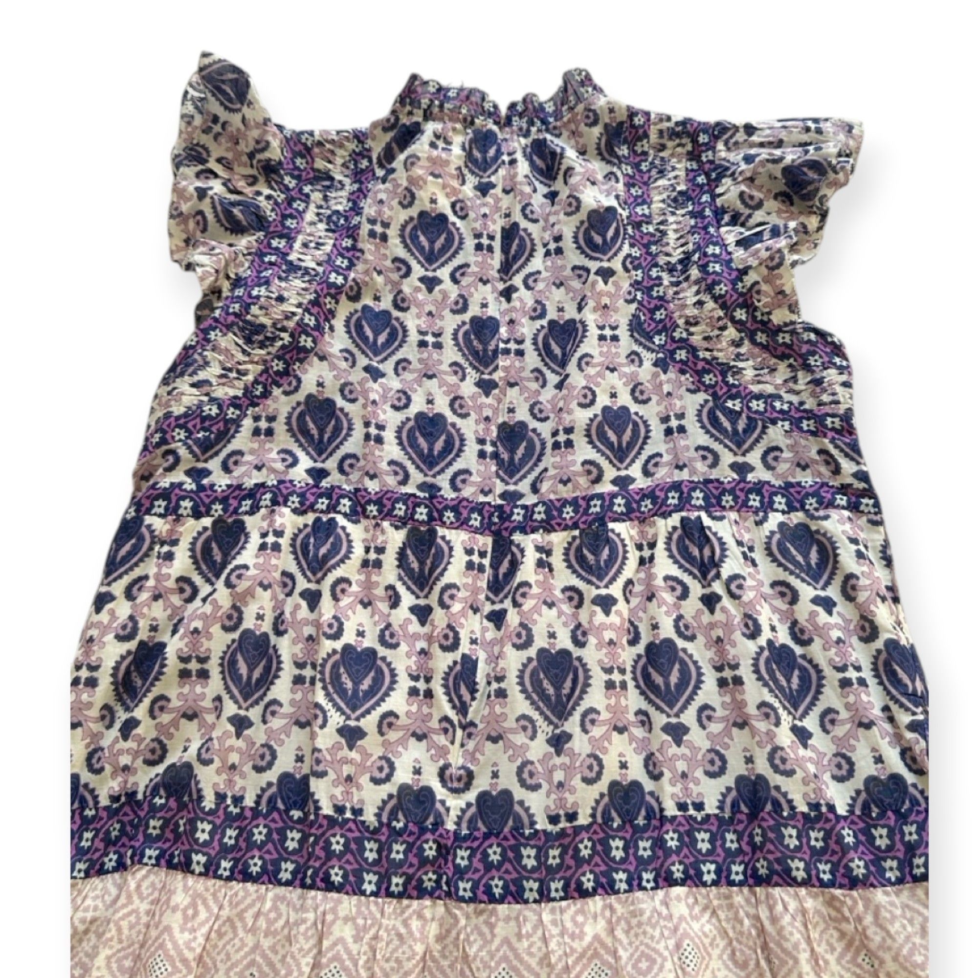 Sea New York Sea New York Violet Border Print Mini Dress S NWT Cotton Size S / US 4 / IT 40 - 7 Thumbnail