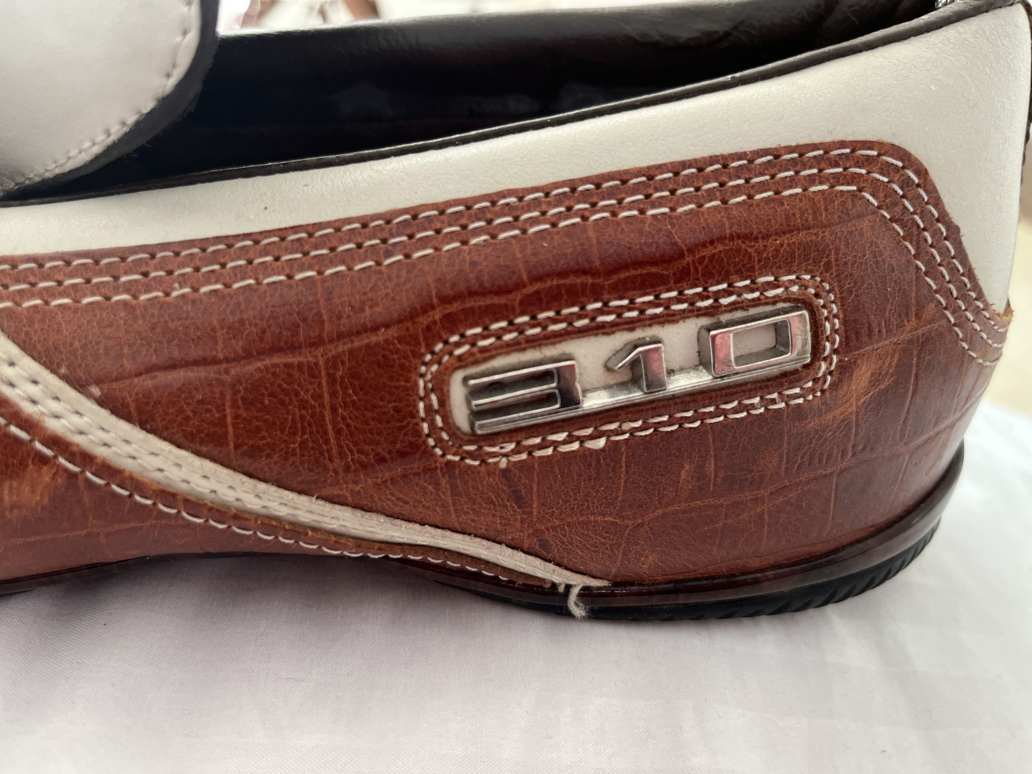 Vintage Vintage 310 Motoring Bastide Cognac Croc Loafers Men’s 12 Size US 12 / EU 45 - 10 Thumbnail