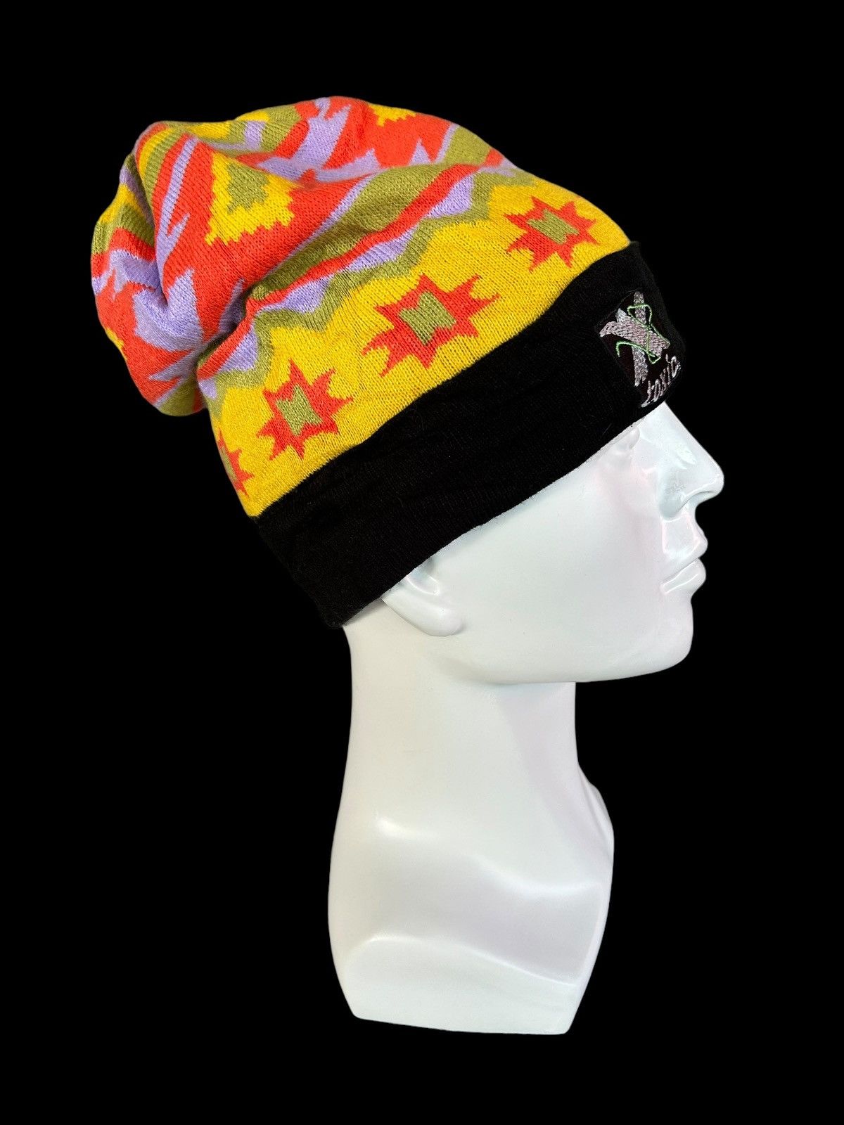 Japanese Brand × Kapital × Vintage 🌈Hippies Style Japanese Brand Beanie Hats Rare design Size ONE SIZE - 2 Thumbnail