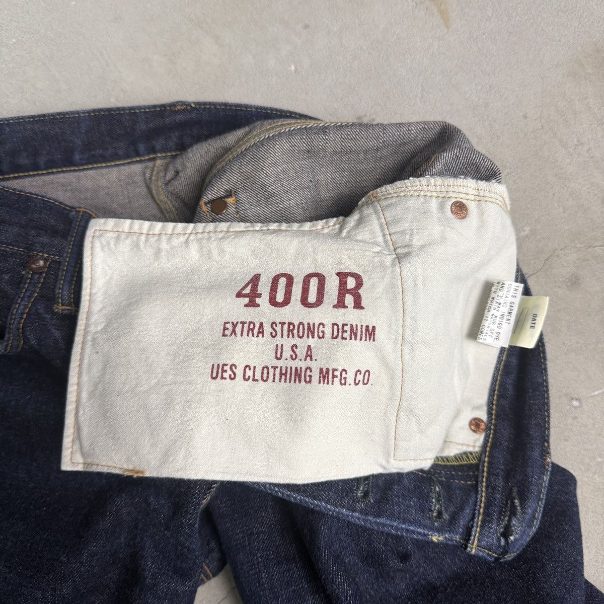UES Japan UES 400R Selvedge Denim Jeans Size US 33 - 7 Thumbnail