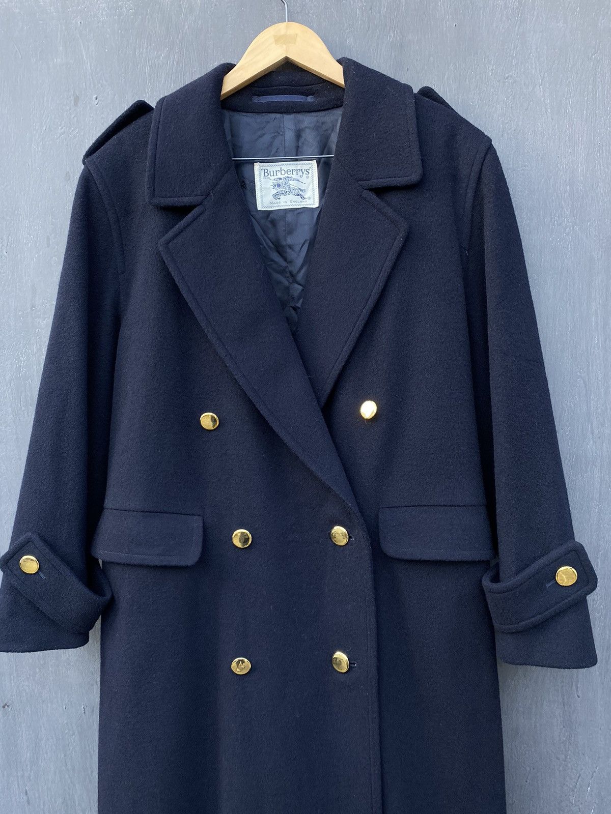 Burberry Burberrys Vintage Wool Double Breasted coat jacket size 12 Size M / US 6-8 / IT 42-44 - 2 Thumbnail