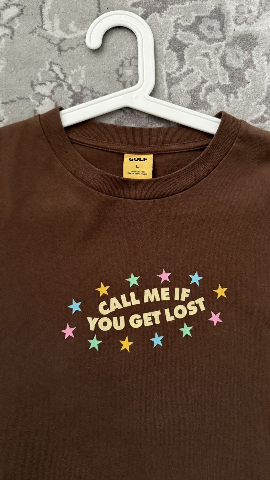 Golf Wang Golf Wang Call Me If You Get Lost Tee Brown L Size US L / EU 52-54 / 3 - 2 Thumbnail