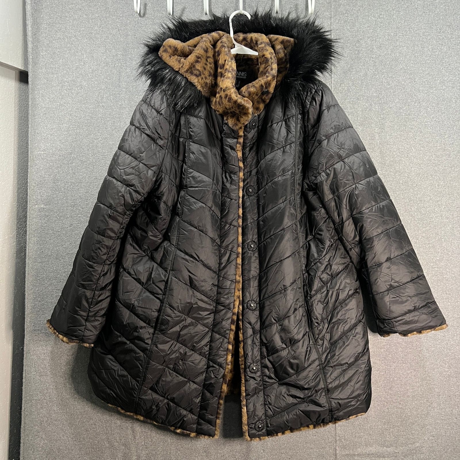 Other Dennis Basso Reversible Faux Fur to Water Resistant Size L / US 10 / IT 46 - 1 Thumbnail