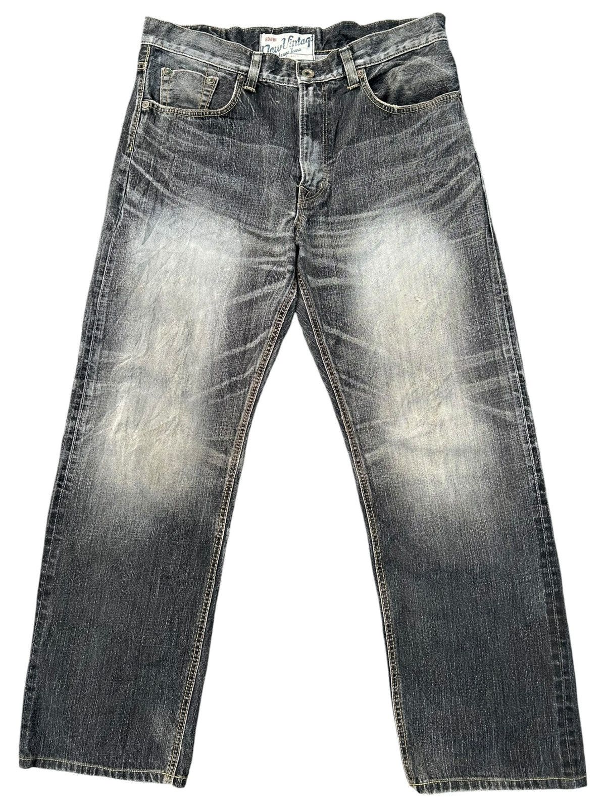 Kapital Thrashed Vintage Edwin 505V Selvedge Denim Jeans Size US 36 / EU 52 - 2 Thumbnail