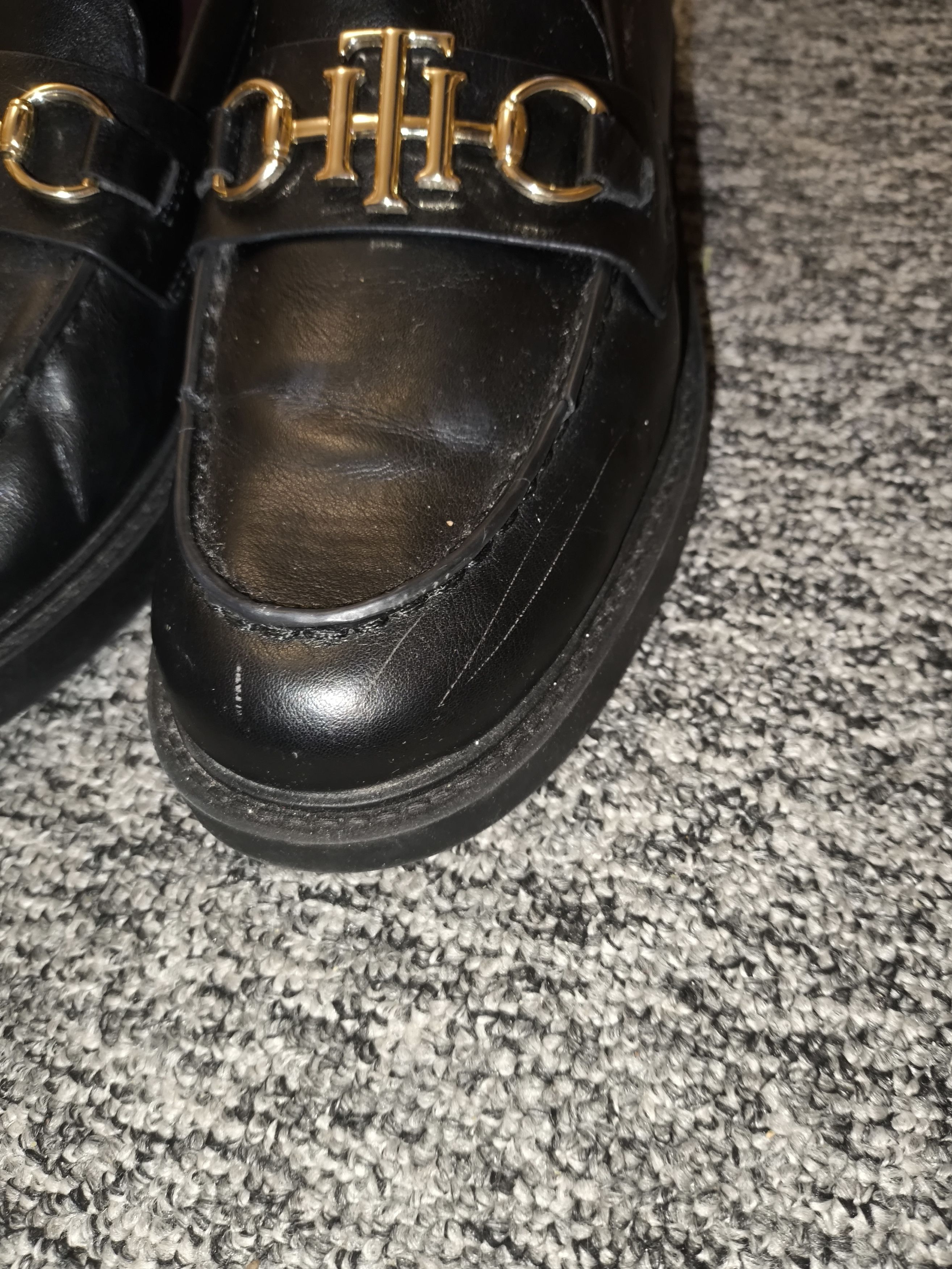 Tommy Hilfiger Tommy Hilfiger Chain Loafers Leather EU 38.5 Size US 8.5 / IT 38.5 - 6 Thumbnail