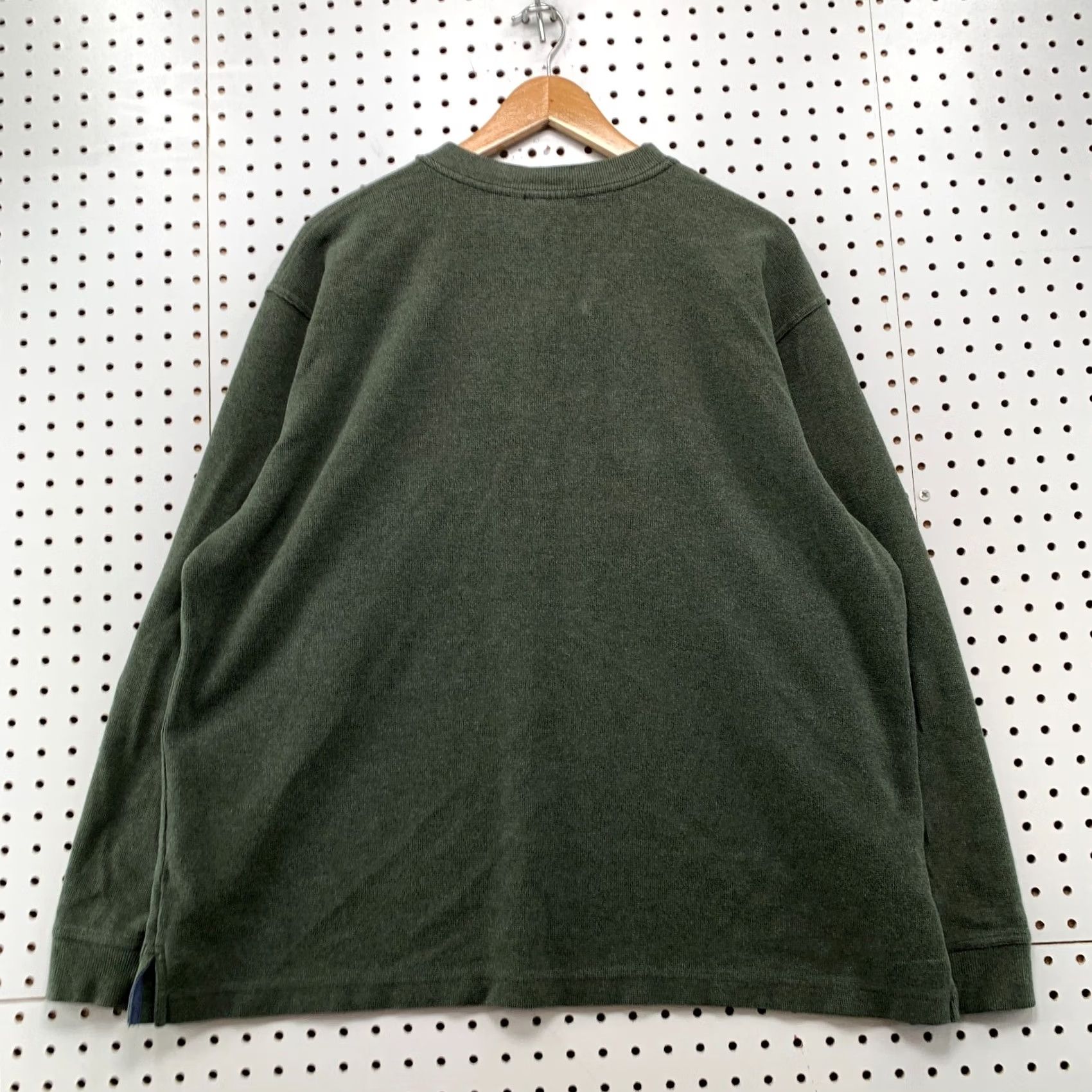 Vintage LL Bean Henley Long Sleeve Green Outdoor Warm Mens Size XL 25x26.5 Size US XL / EU 56 / 4 - 7 Thumbnail