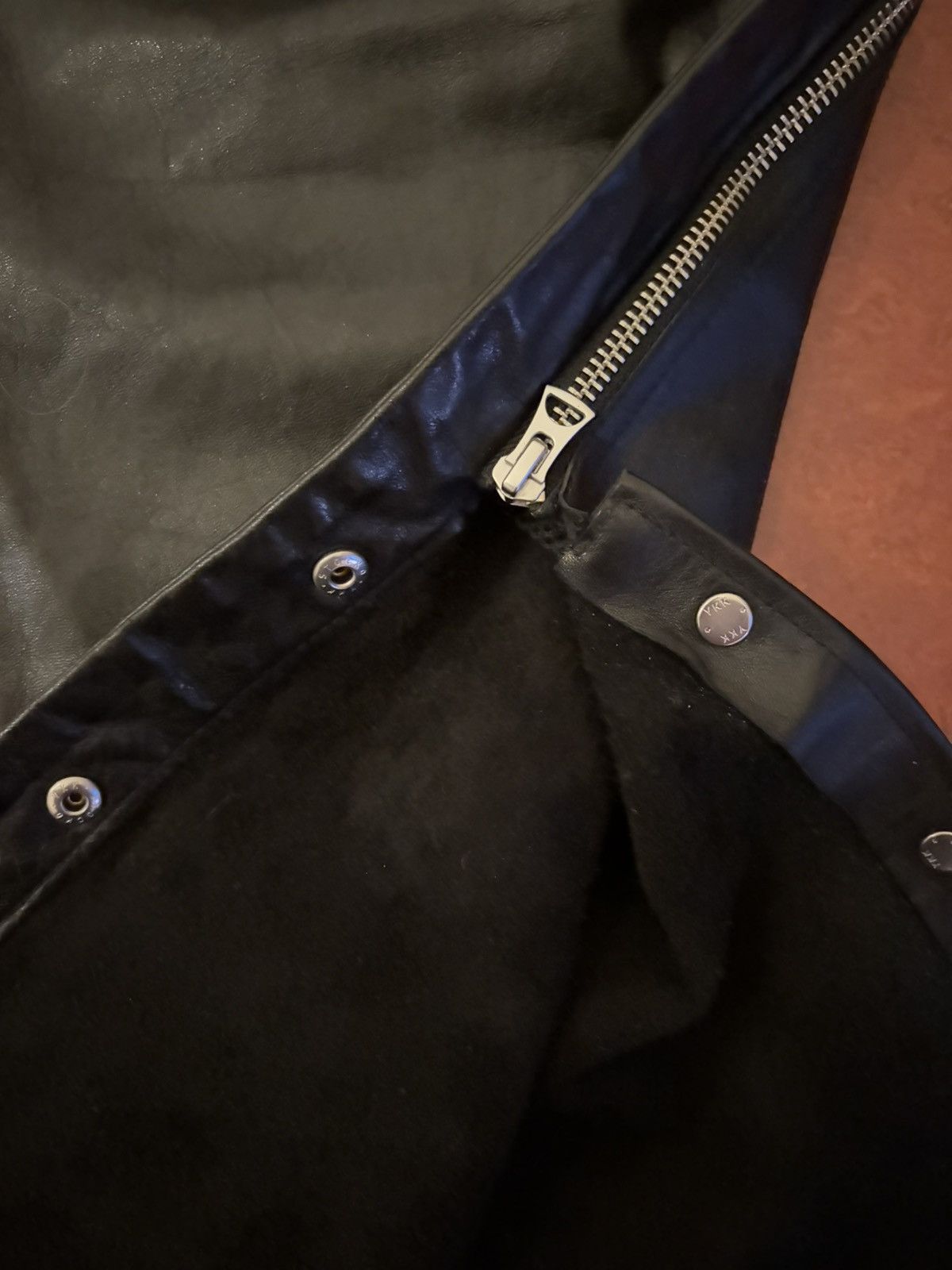 Our Legacy Our Legacy Leather Chaps Size 48R - 5 Thumbnail