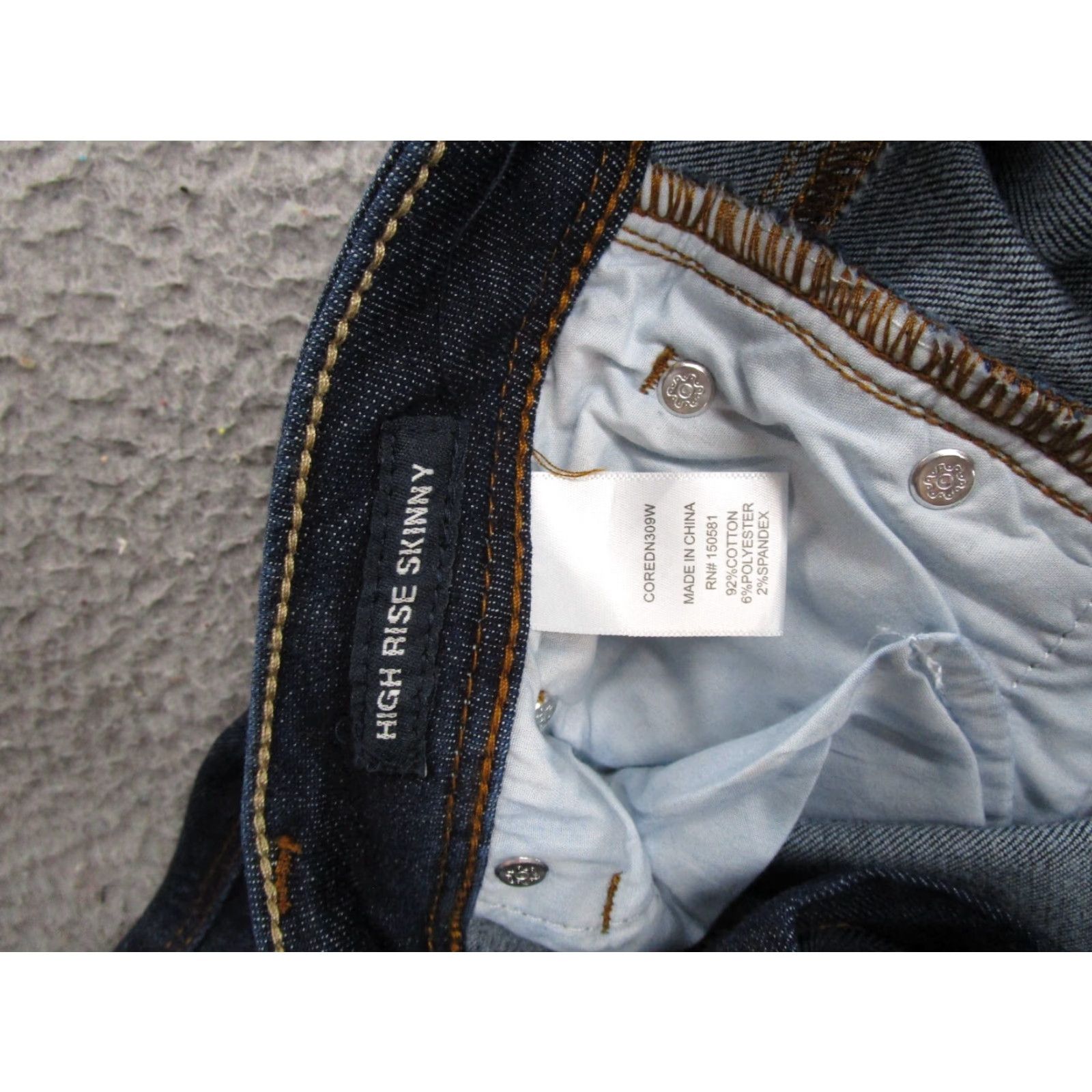 Flag & Anthem VINTAGE Flag & Anthem Premium Denim Dark Wash High Rise Skinny Jeans Women's Size 10 Size 32" / US 10 / IT 46 - 5 Thumbnail