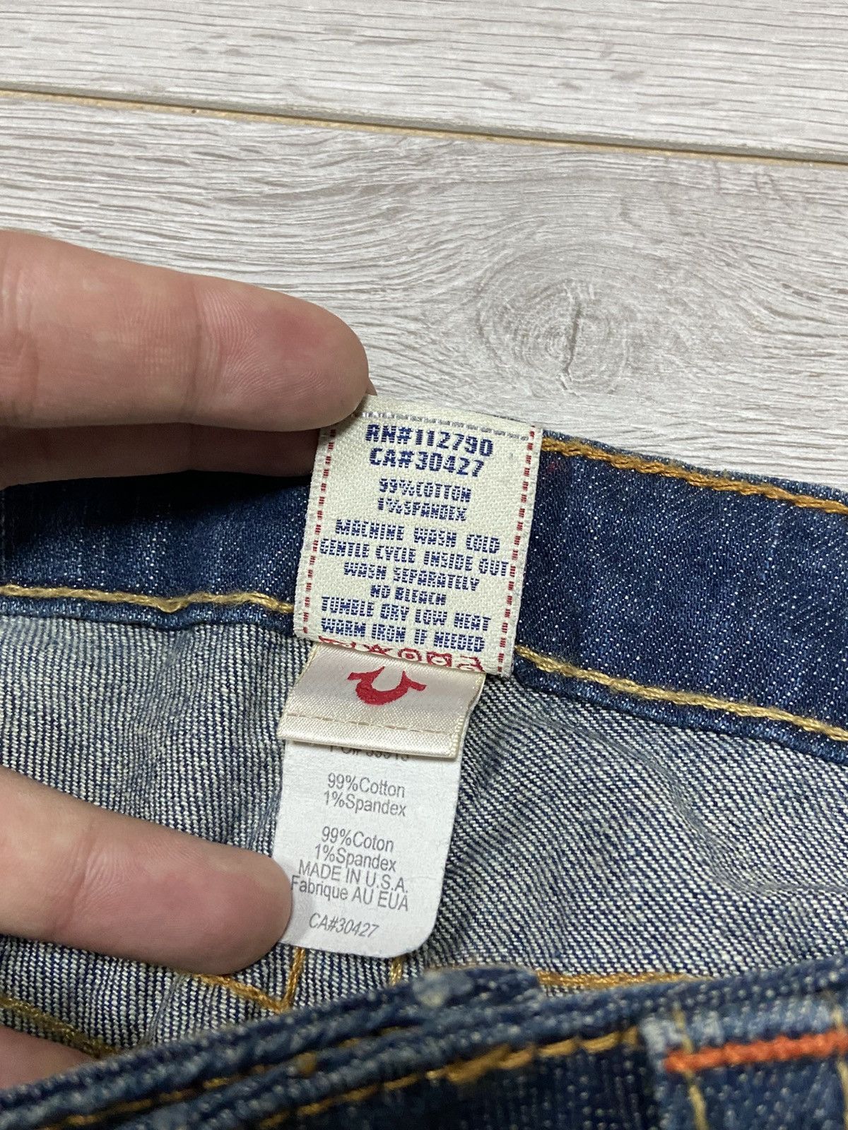 True Religion Low rise True Religion Johnny Y Jeans horse shoe Size 28" / US 6 / IT 42 - 8 Thumbnail