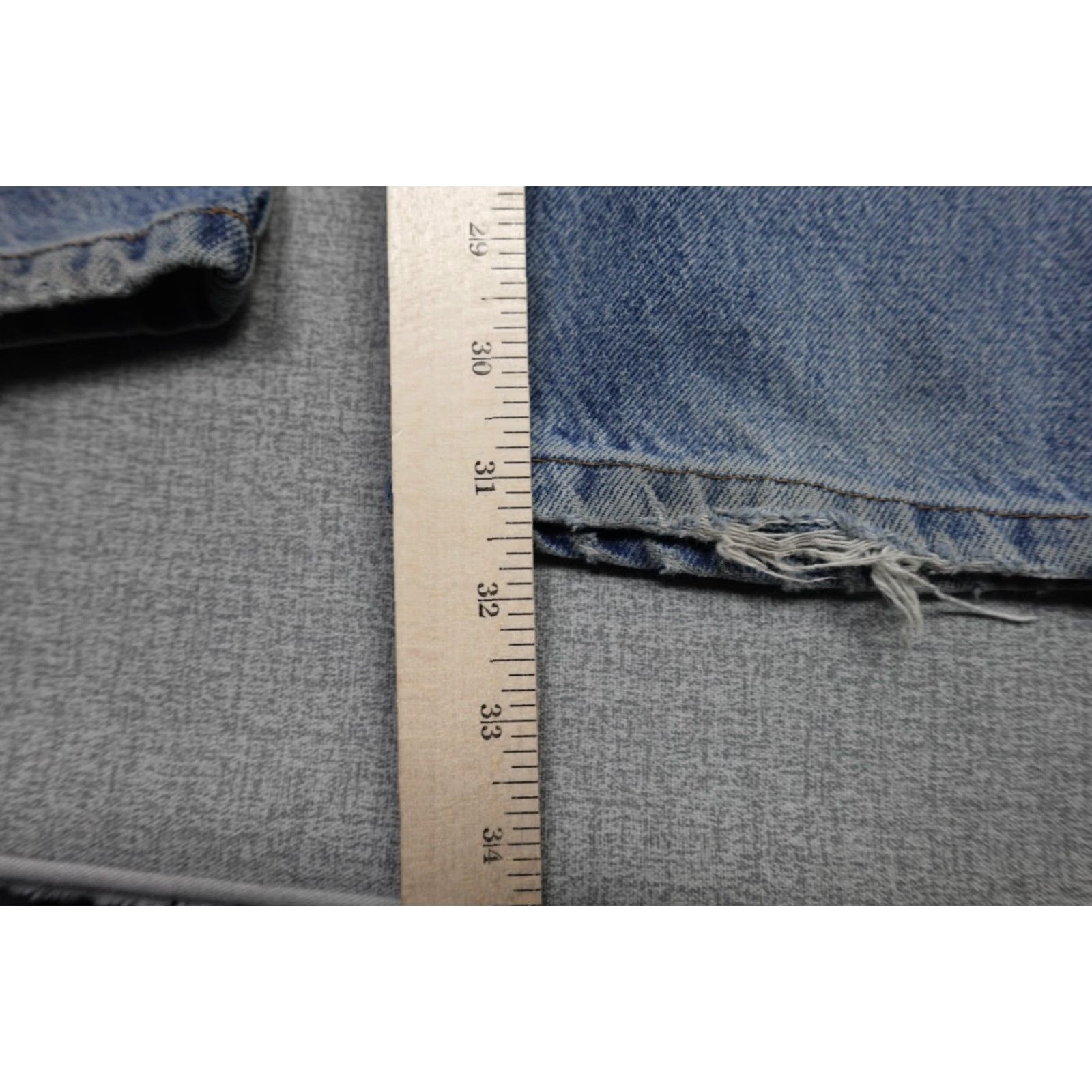 Carhartt Carhartt Jeans Men 34x32 Blue Distressed Grunge 5-Pocket Denim Jeans Size US 34 / EU 50 - 7 Thumbnail