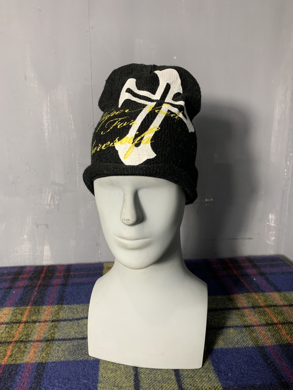 Japanese Brand Japanese cross punk bandage style beanie hats rare Size ONE SIZE - 1 Thumbnail