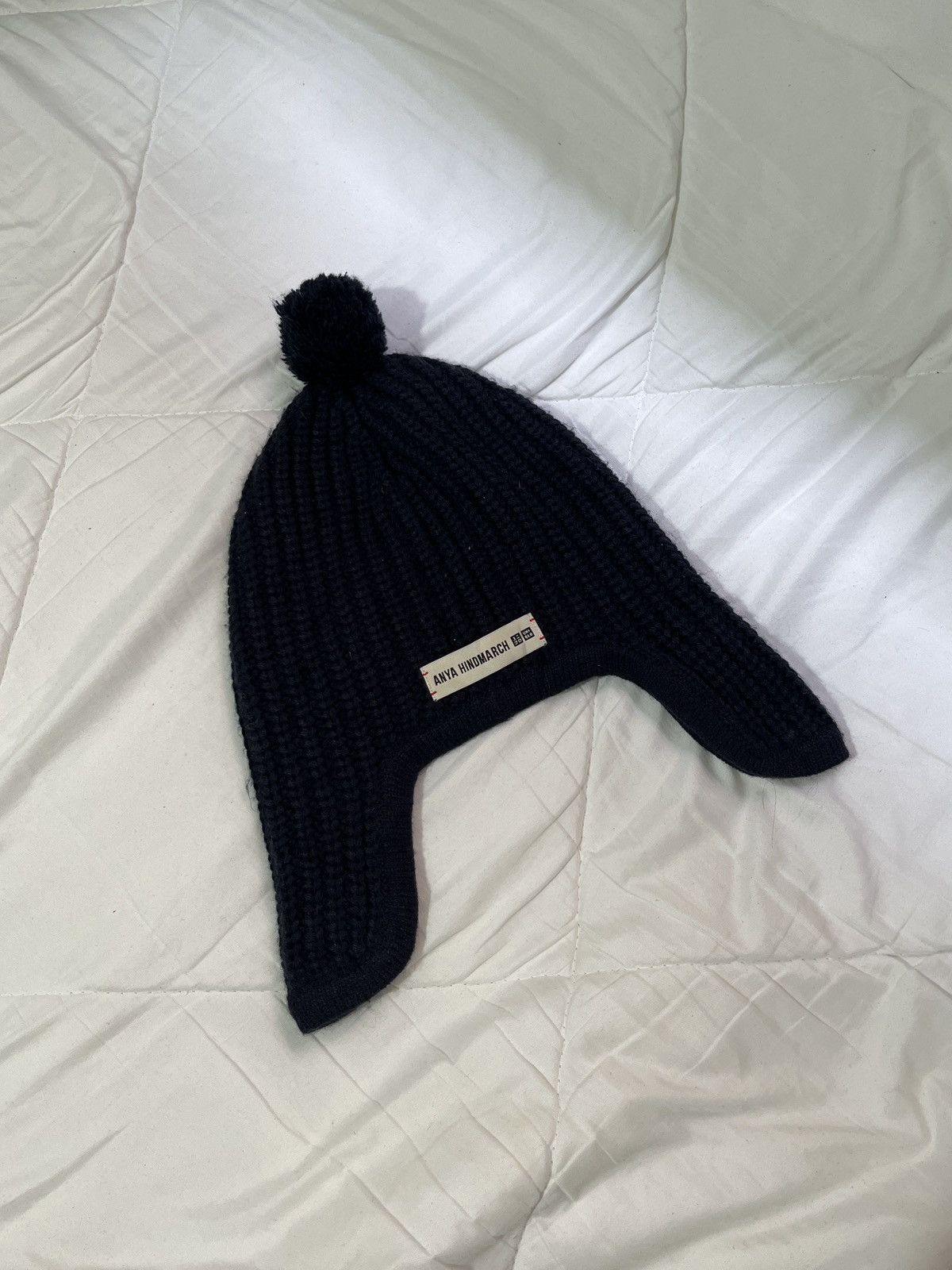 Anya Hindmarch Anya hindmarch x uniqlo navy beanie Size ONE SIZE - 1 Thumbnail