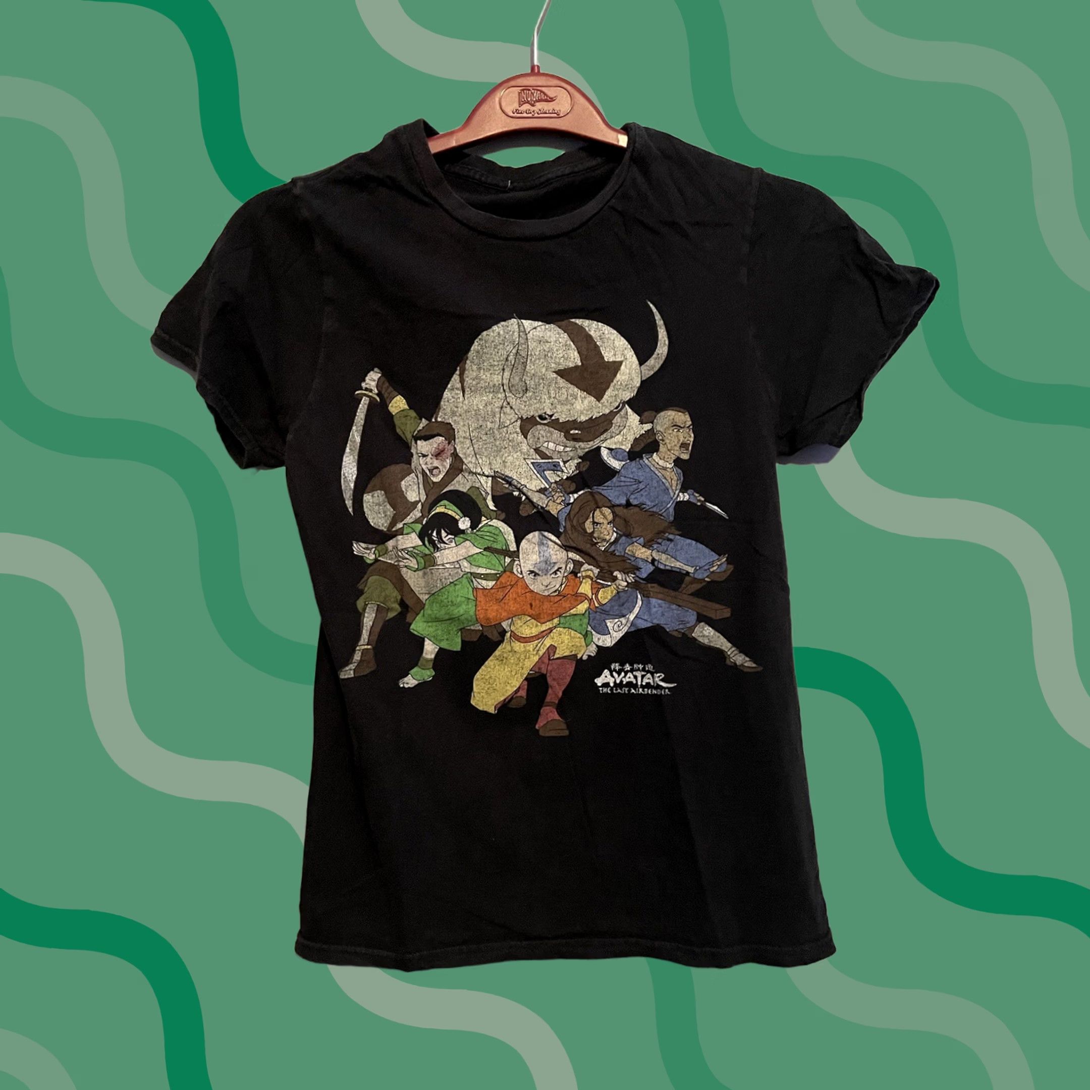 Vintage Avatar The Last Airbender T-Shirt Graphic Black Size Small Men Short Sleeve Cartoon Anime Shirt Size US S / EU 44-46 / 1 - 1 Thumbnail