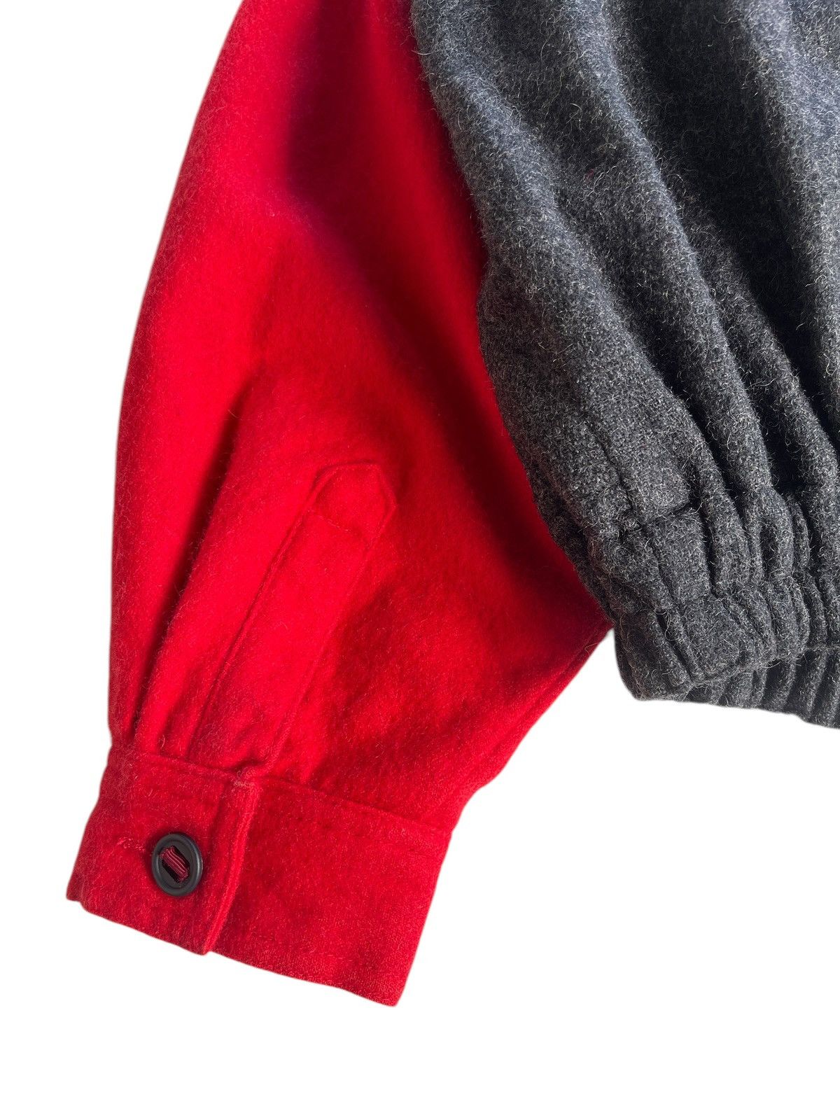 Japanese Brand Vintage 90s Boite Fraiche Homme Wool Bomber Jacket Size US M / EU 48-50 / 2 - 7 Thumbnail