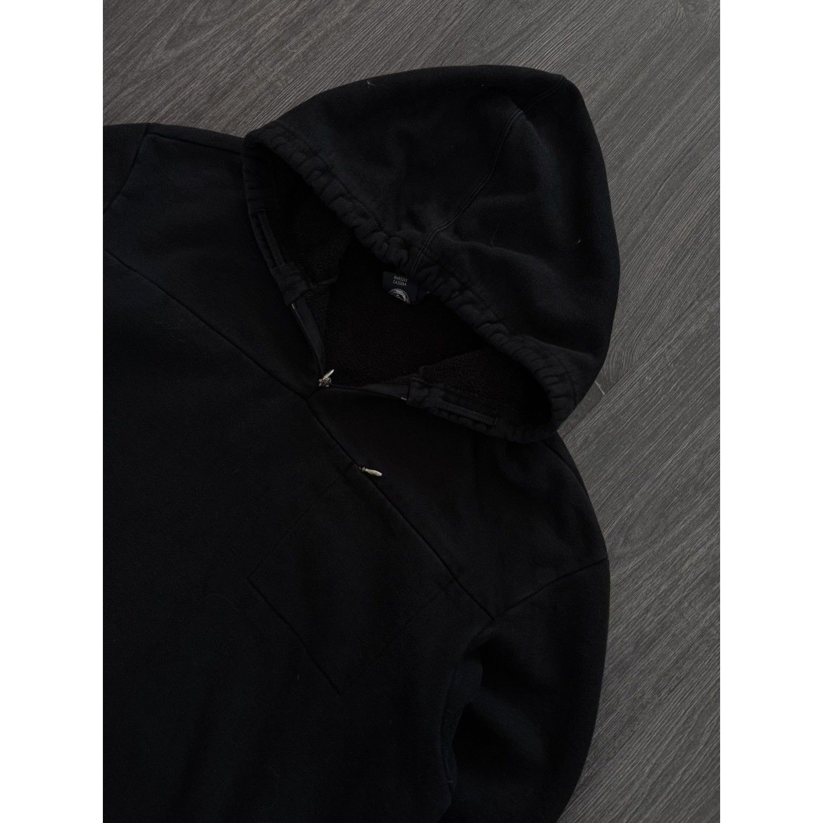Diesel 90s Vintage Diesel Black Hoodie Size US XL / EU 56 / 4 - 4 Thumbnail