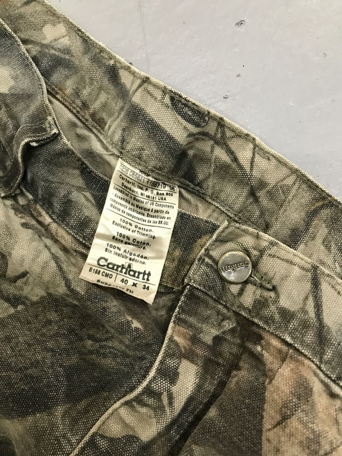 Carhartt Rare💥 Carhartt B158 CMO Realtree carpenter Denim Size US 40 / EU 56 - 6 Thumbnail