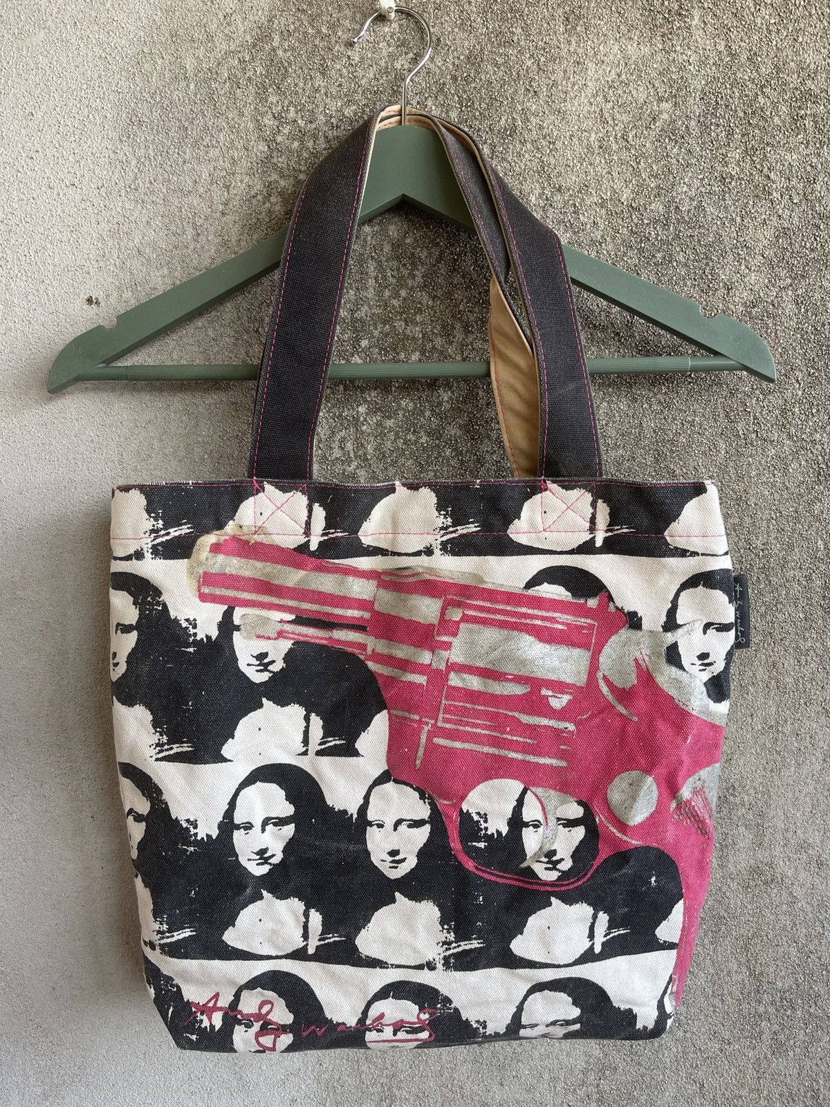 Andy Warhol Very Rare🔥Andy Warhol x Monalisa tote Bag Size ONE SIZE - 1 Thumbnail